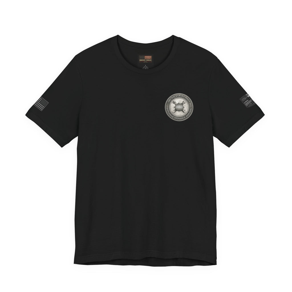 US Navy Master EOD Tech T-Shirt | Patriotic Tee for Veterans, Adult (13 and up), unisex