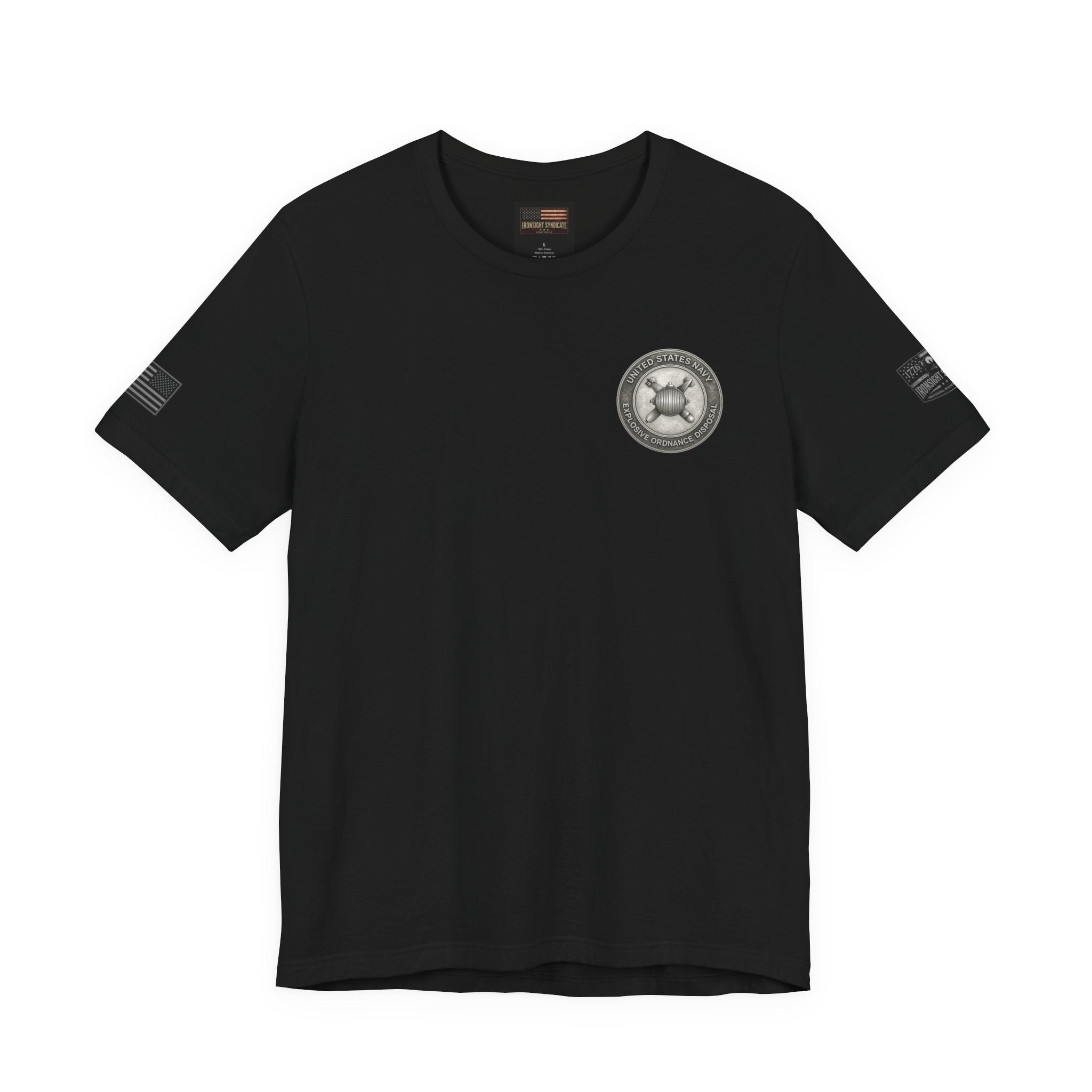 US Navy Master EOD Tech T-Shirt | Patriotic Tee for Veterans, Adult (13 and up), unisex