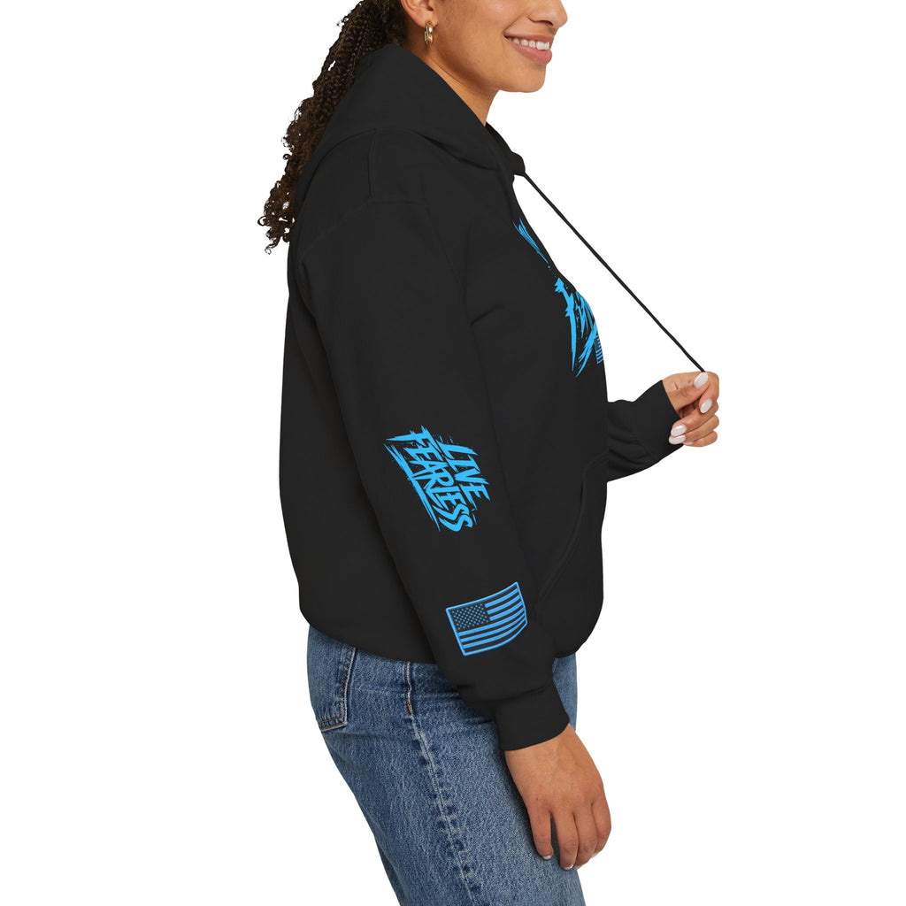 Live Fearless Hoodie | Premium Heavy Weight-Military-Inspired Patriotic Hoodie | Ironsight Syndicate