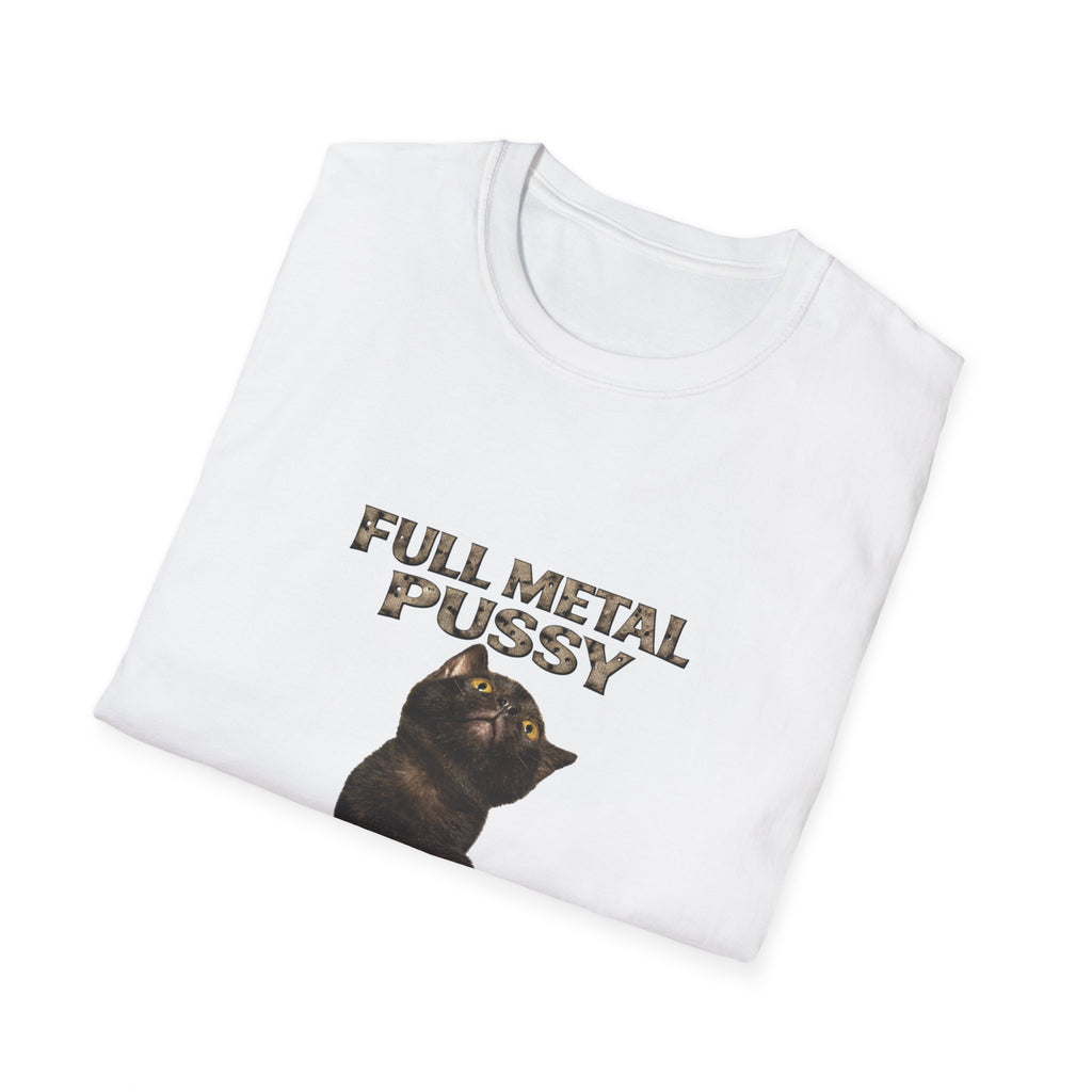 Full Metal Cat T-Shirt – Boo-Khaki Tactical Graphic Tee