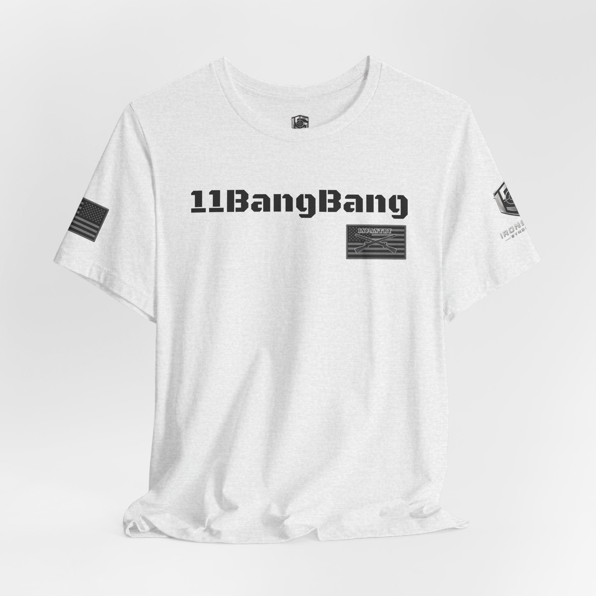 11BangBang Infantry Inspired Patriotic T-Shirt