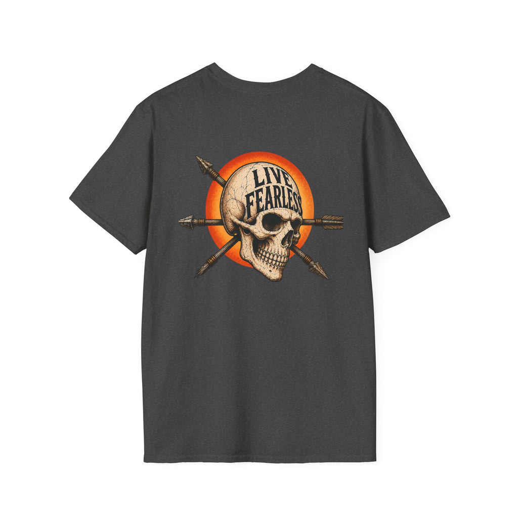 Live Fearless – Ancient Warrior Skull T-Shirt