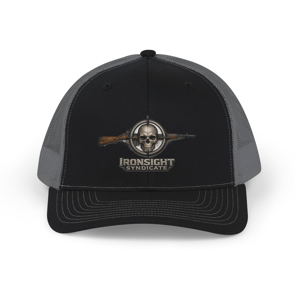 Ironsight Syndicate Trucker Cap - Vintage Military Snapback Hat | Ironsight Syndicate
