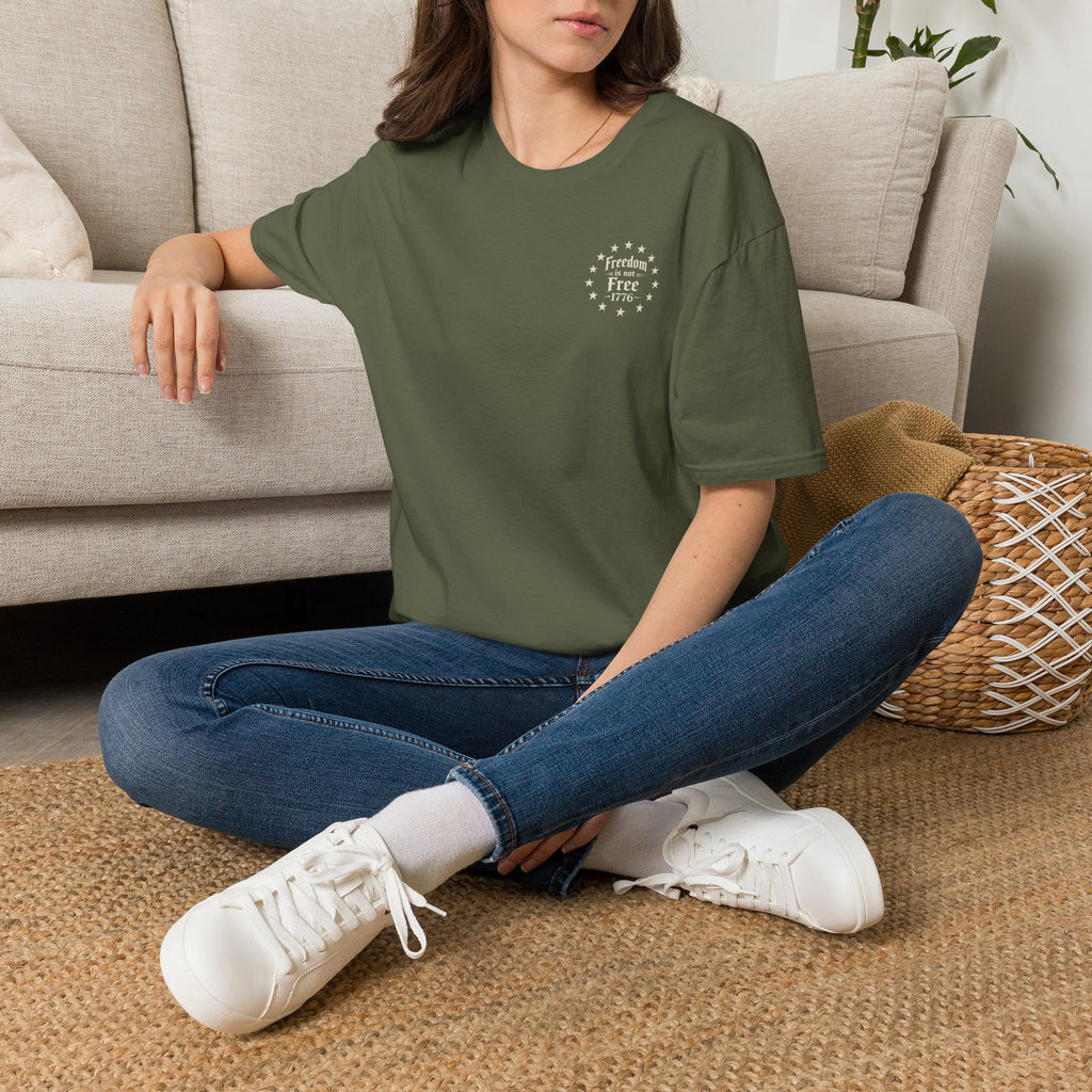 Freedom Is Not Free 1776 patriotic T-shirt — American veteran graphic tee | Ironsight Syndicate