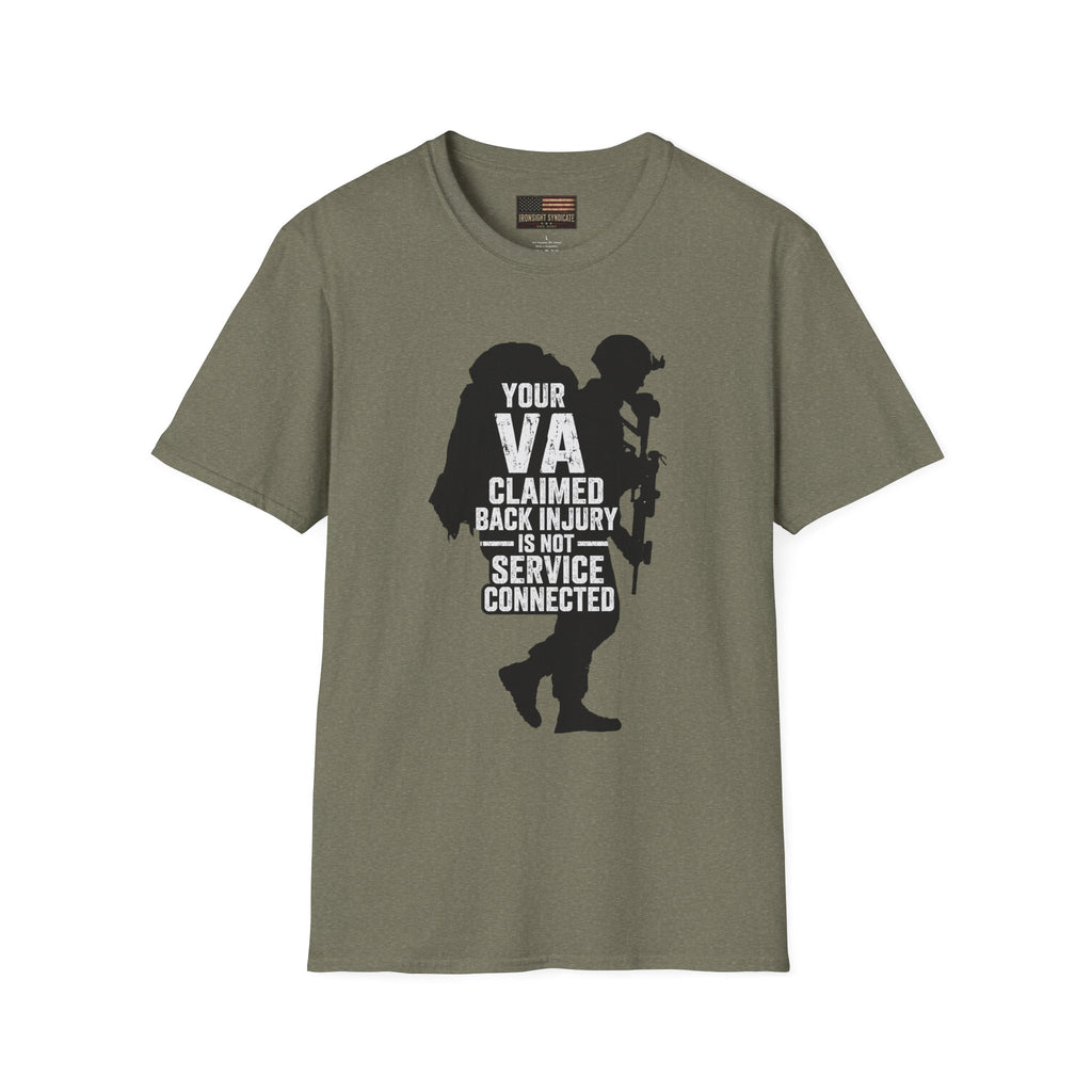 VA Claim Denied Graphic Front T-Shirt