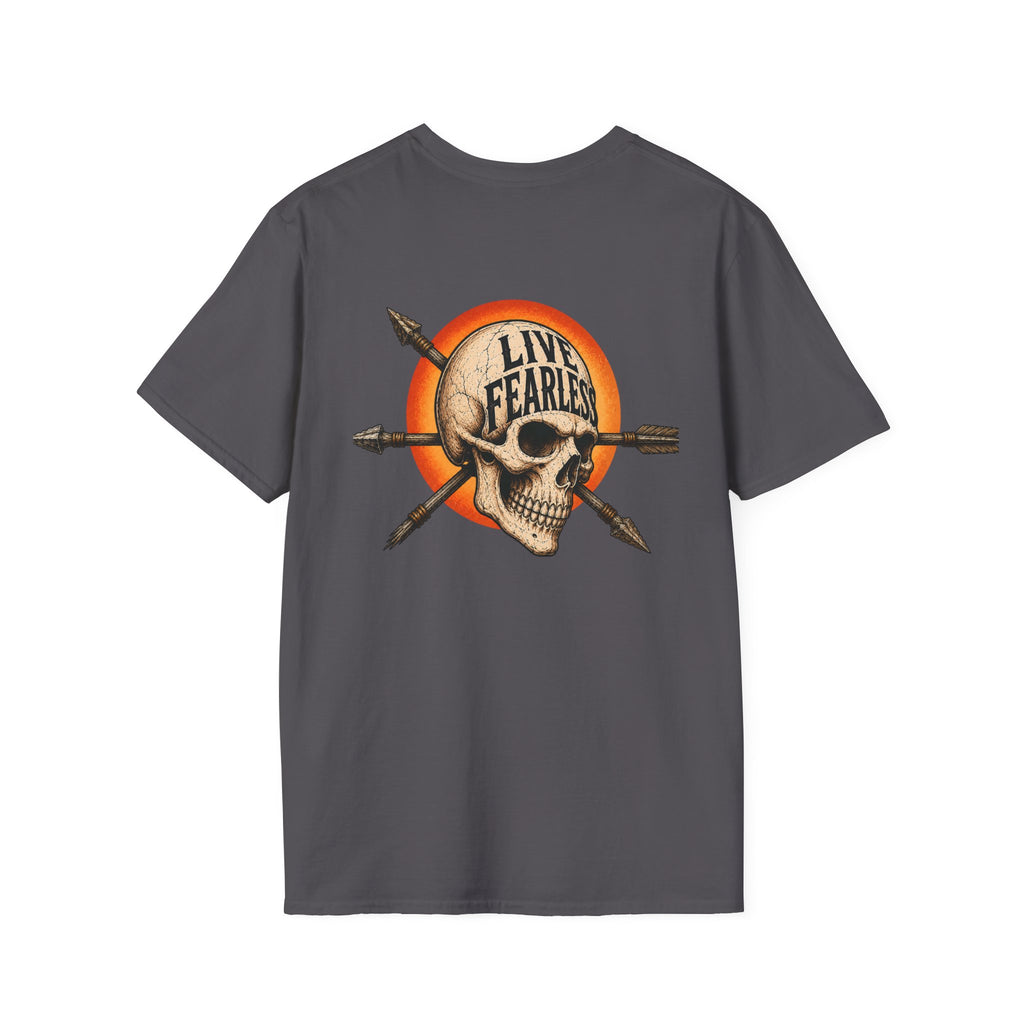 Live Fearless – Ancient Warrior Skull T-Shirt