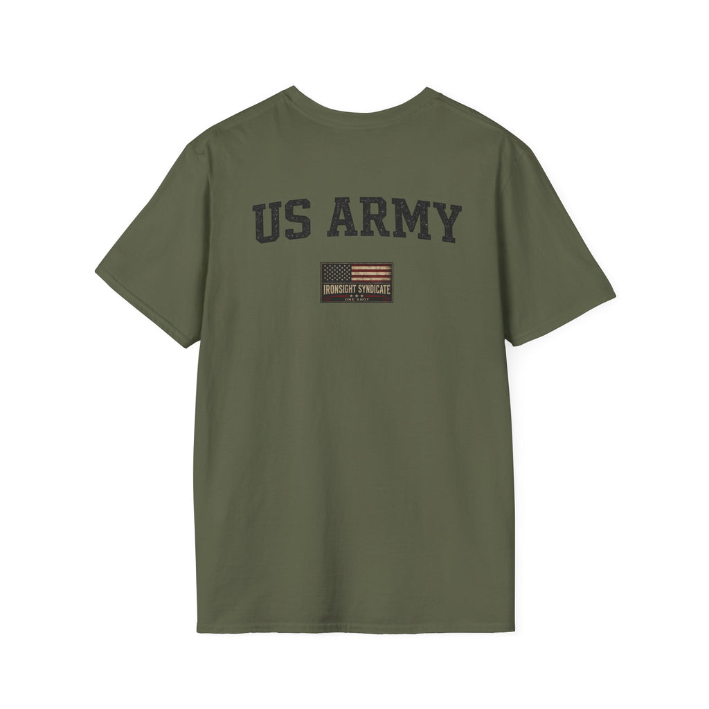 Fort Benning Athletic Tee  Ironsight Syndicate | Patriotic Military Graphic Tee for Veterans & Patriots, Adult (13 and up), unisex