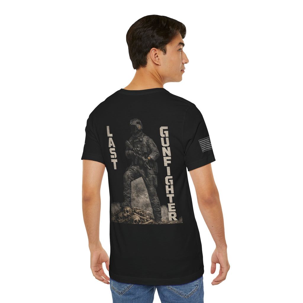Last Gunfighter Infantry Inspired Patriotic T-Shirt | Ironsight Syndicate