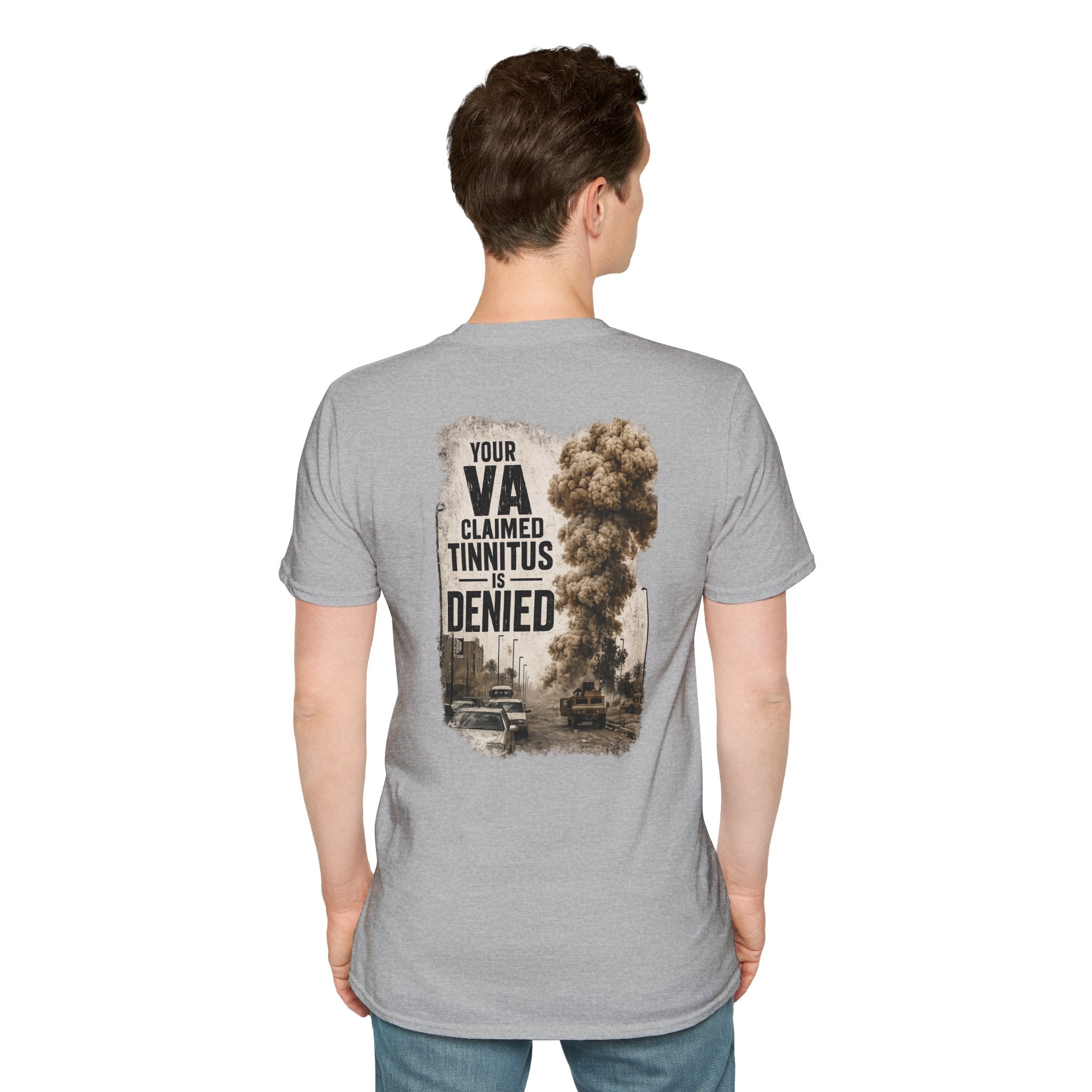 VA Tinnitus Claim Is Denied T-Shirt | Ironsight Syndicate