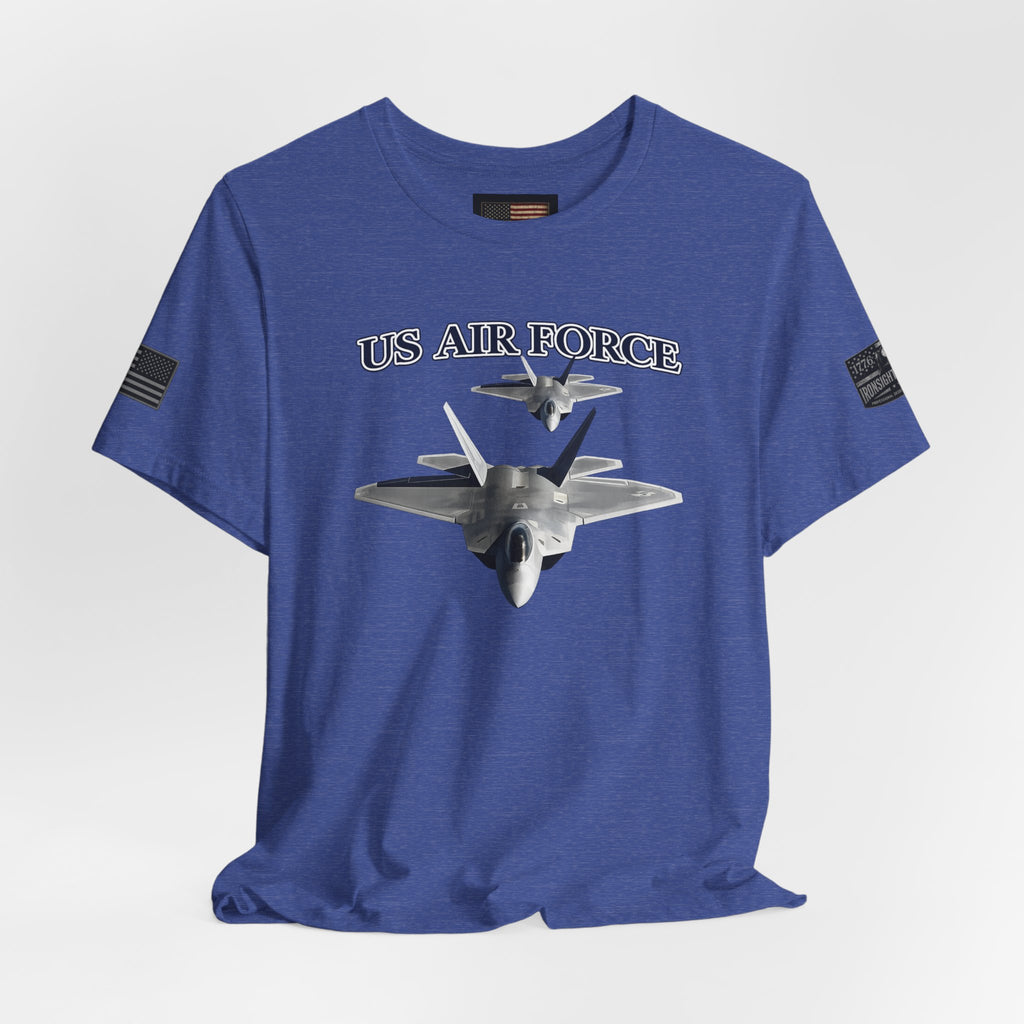 F-22 Raptor USAF Stealth Fighter Jet Graphic Tee – Premium Air Force Pride T-Shirt for Veterans & Active Duty