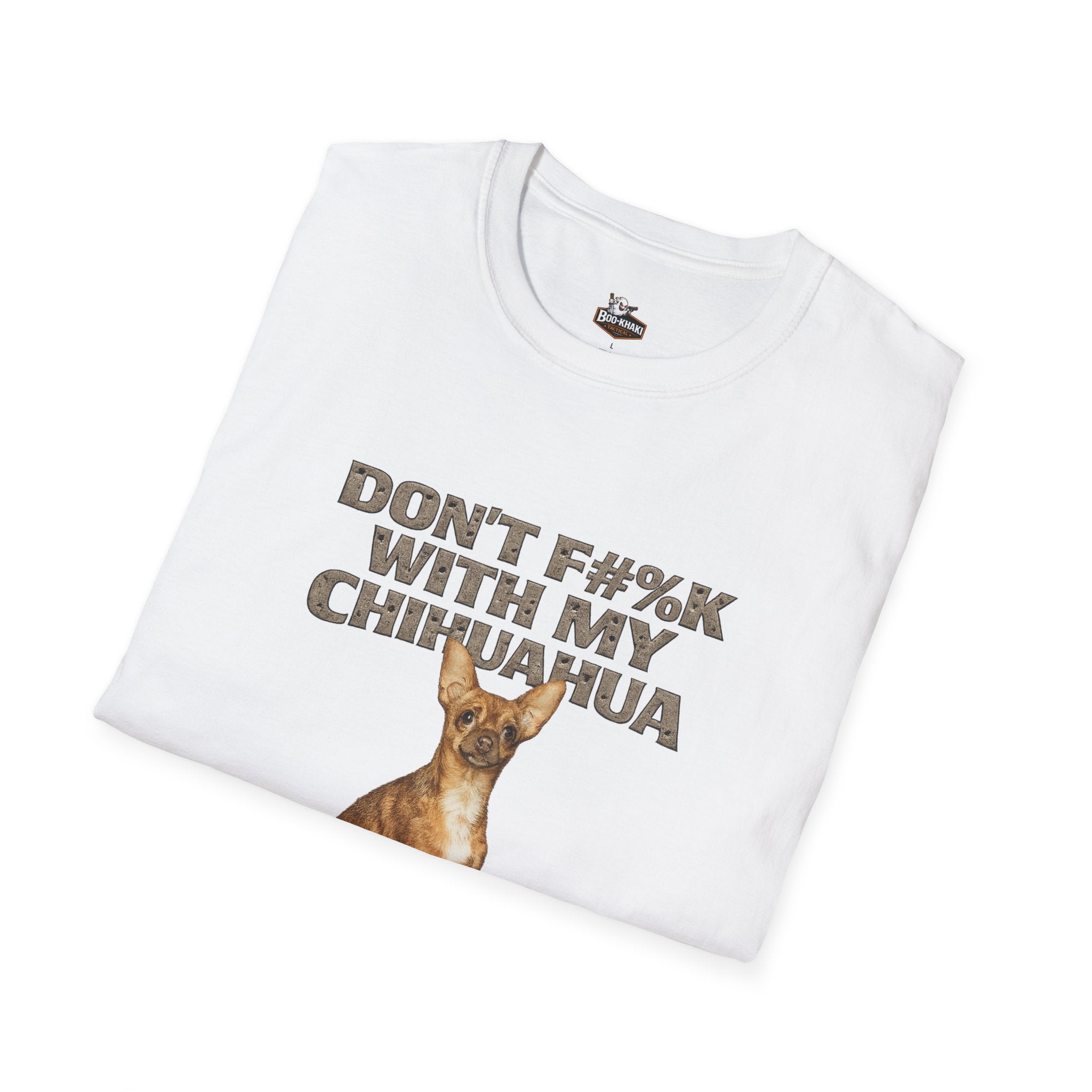 Don't F#%K with my Chihuahua T-Shirt – Boo-Khaki Tactical Graphic Tee