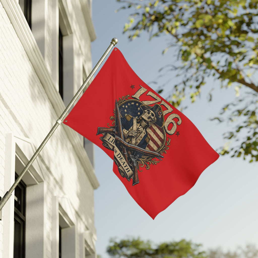 1776 Liberty or Death American Flag | Patriotic Revolutionary War Banner for Veterans & Patriots