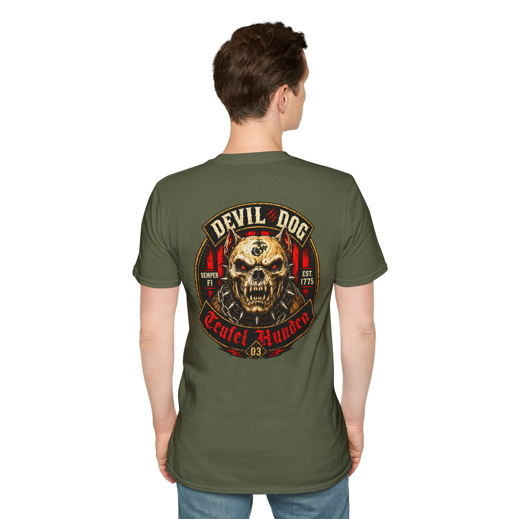 Devil Dog, Teufel Hunden Marine Corps T-Shirt
