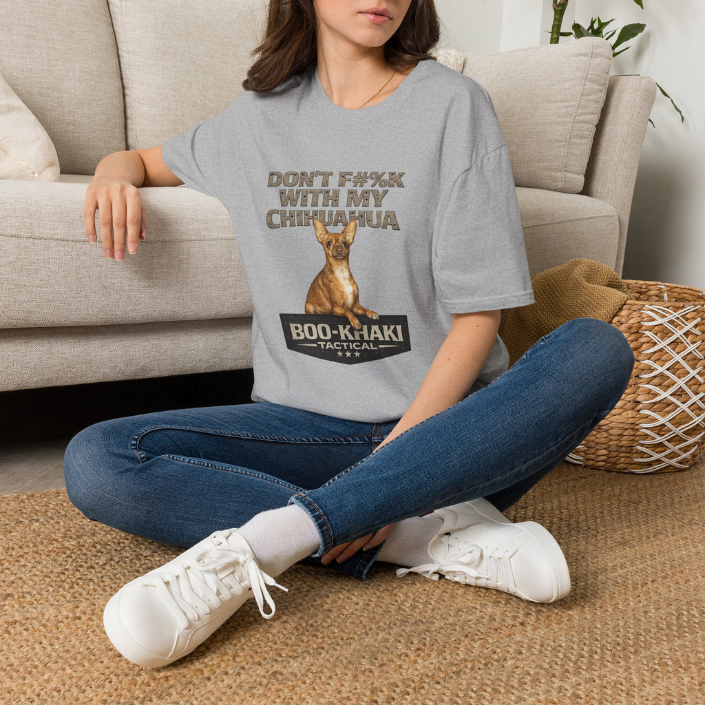 Don't F#%K with my Chihuahua T-Shirt – Boo-Khaki Tactical Graphic Tee