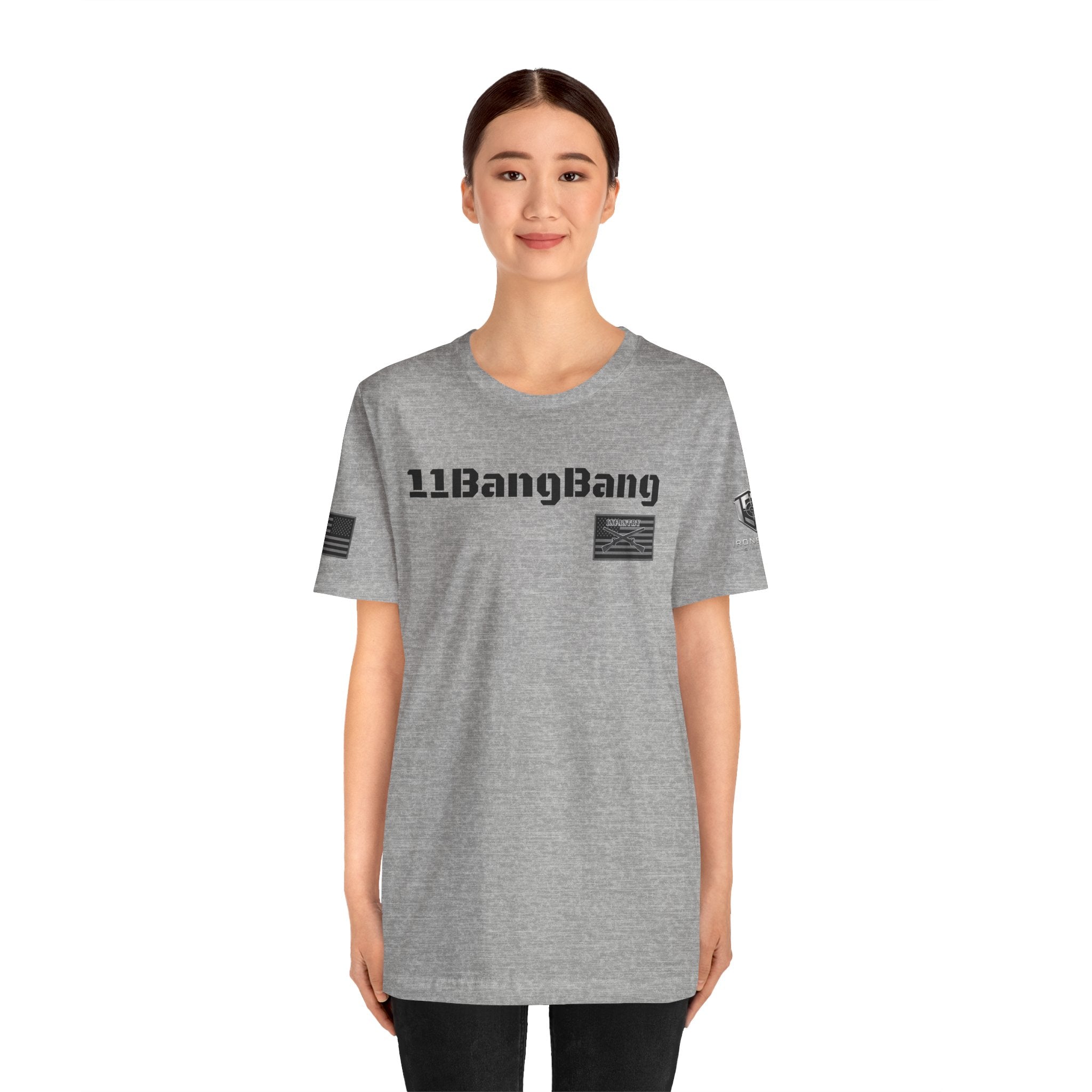 11BangBang Infantry Inspired Patriotic T-Shirt