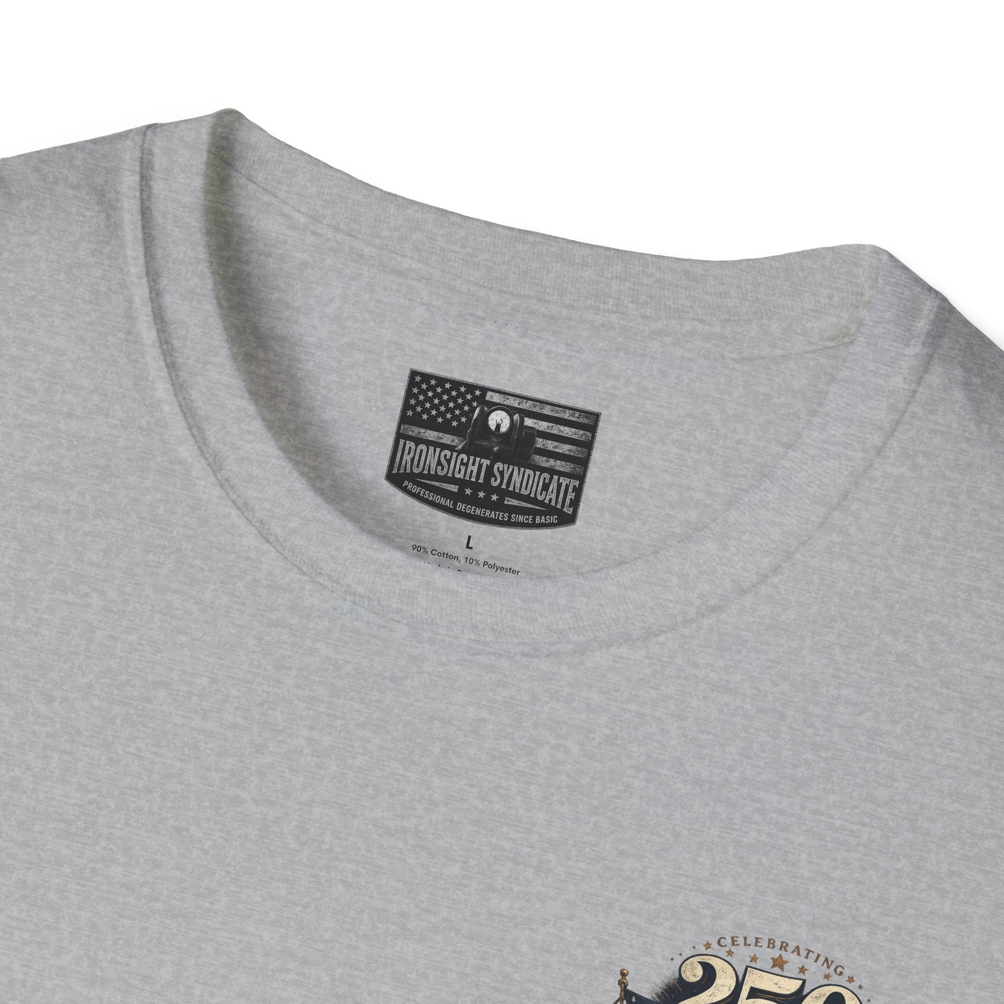 M1 Abrams Patriotic Ironsight Syndicate T-Shirt | Patriotic Military Graphic Tee for Veterans & Patriots, Adult (13 and up), unisex