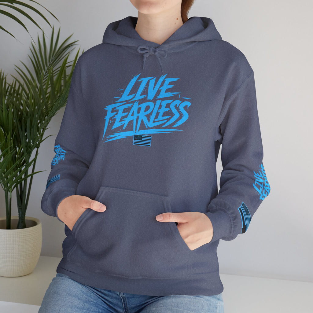 Live Fearless Hoodie | Premium Heavy Weight-Military-Inspired Patriotic Hoodie | Ironsight Syndicate