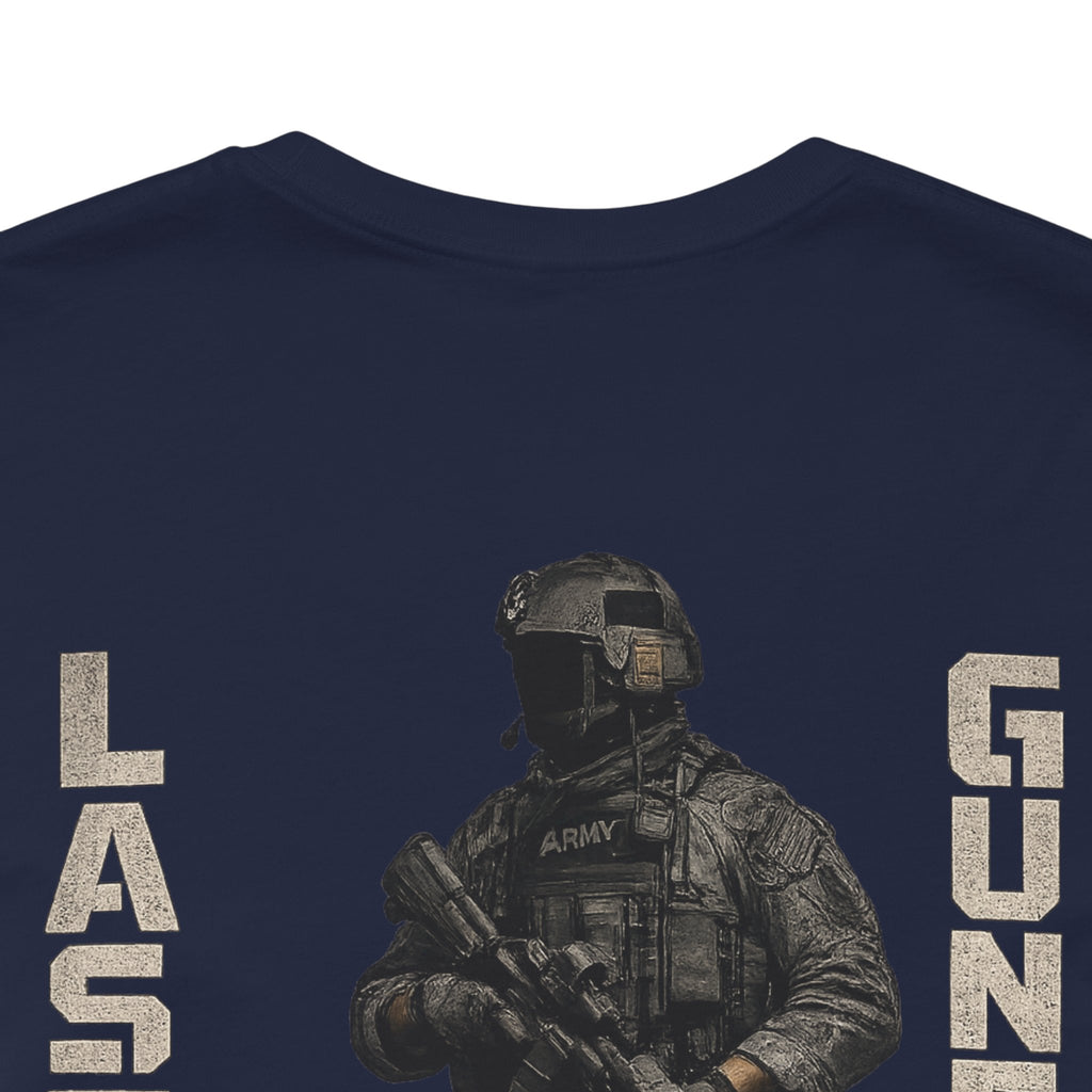 Last Gunfighter Infantry Inspired Patriotic T-Shirt | Ironsight Syndicate