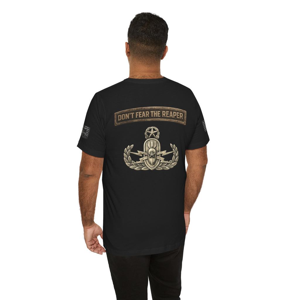 Master EOD Tech Reaper T-Shirt | Patriotic Tee for Veterans, Adult (13 and up), unisex