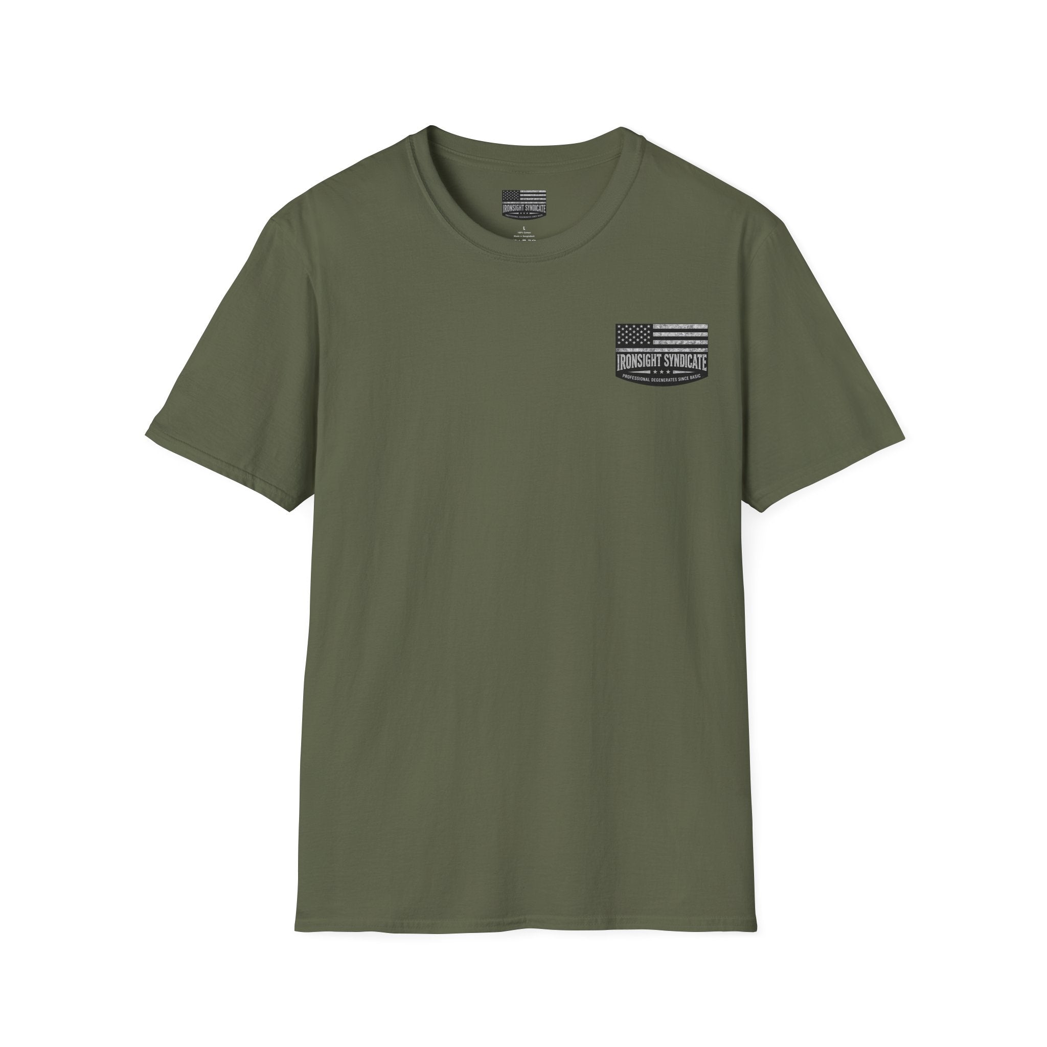 Machine Gun George Washington T-Shirt | Patriotic Military Graphic Tee for Veterans & Patriots, Adult (13 and up), unisex