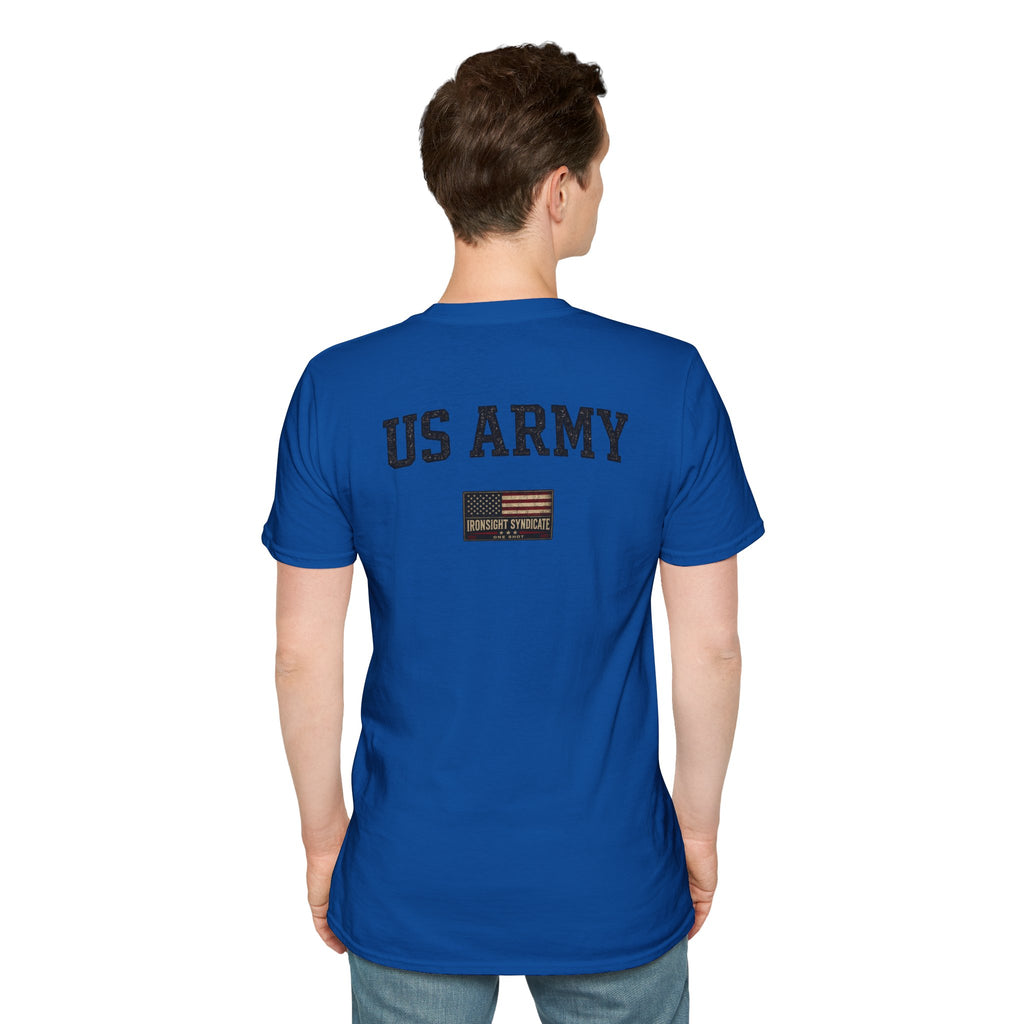 Fort Benning Athletic Tee  Ironsight Syndicate | Patriotic Military Graphic Tee for Veterans & Patriots, Adult (13 and up), unisex