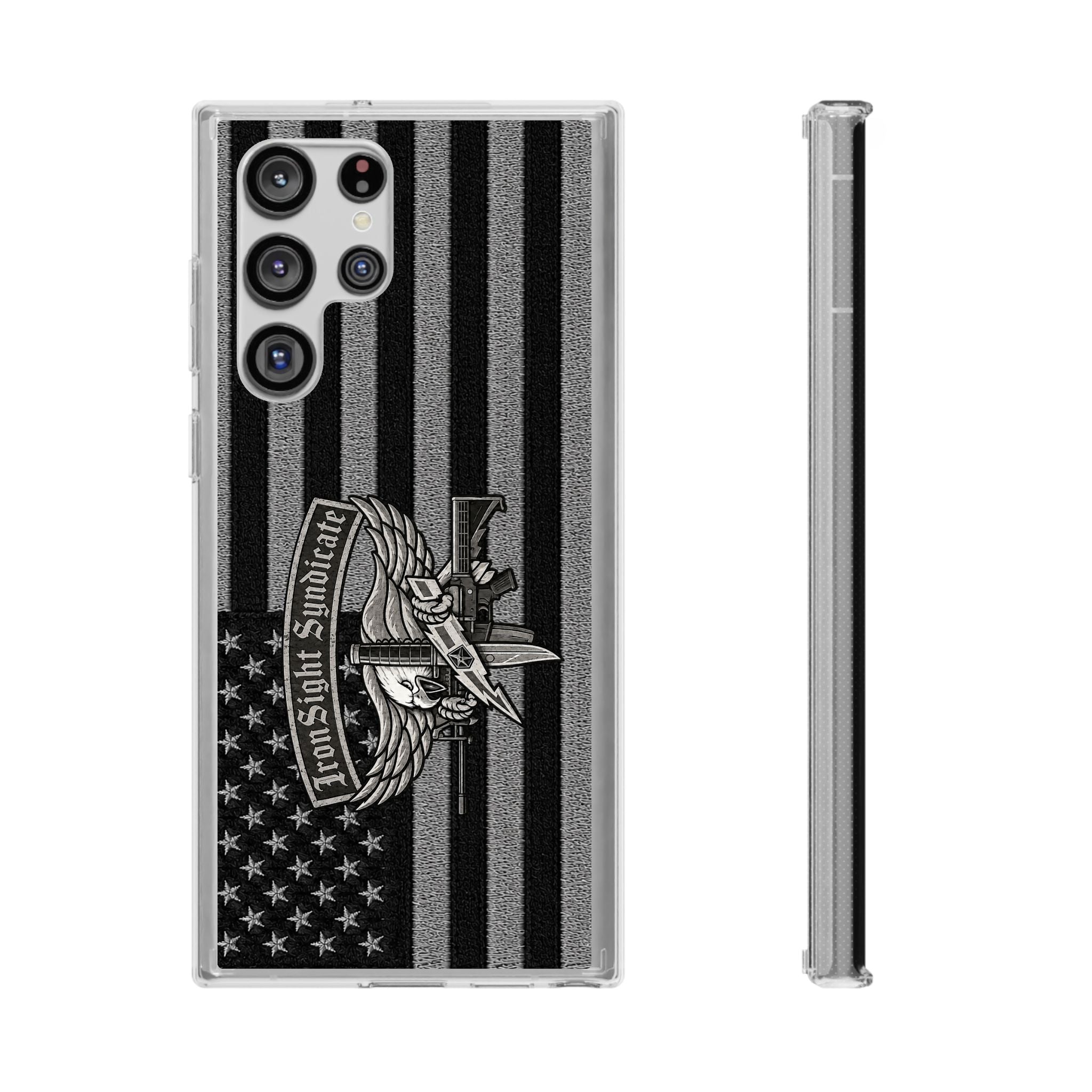 SWAT Eagle Clear Impact-Resistant Phone Case | Ironsight Syndicate