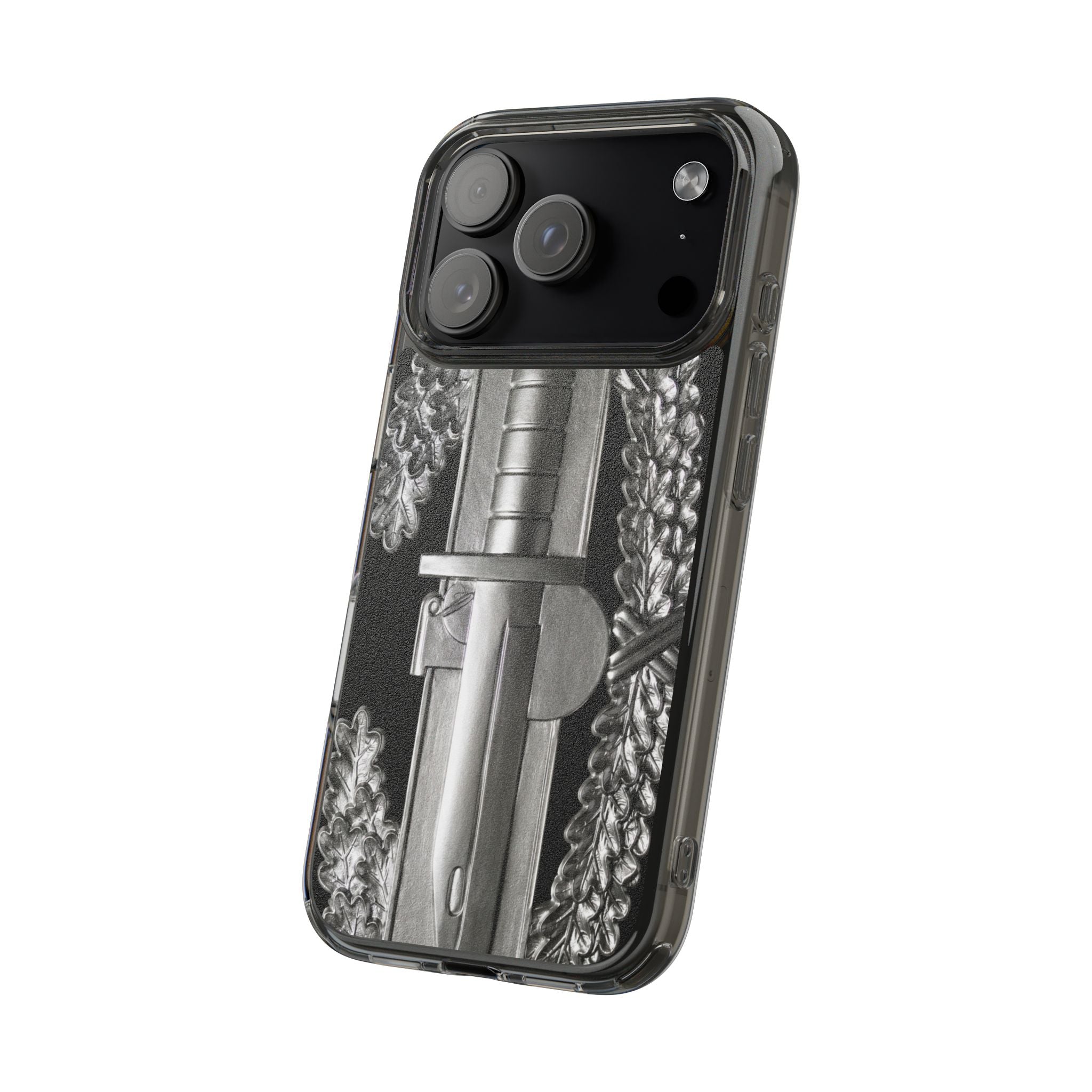 Army Combat Action Badge Clear Impact-Resistant Phone Case