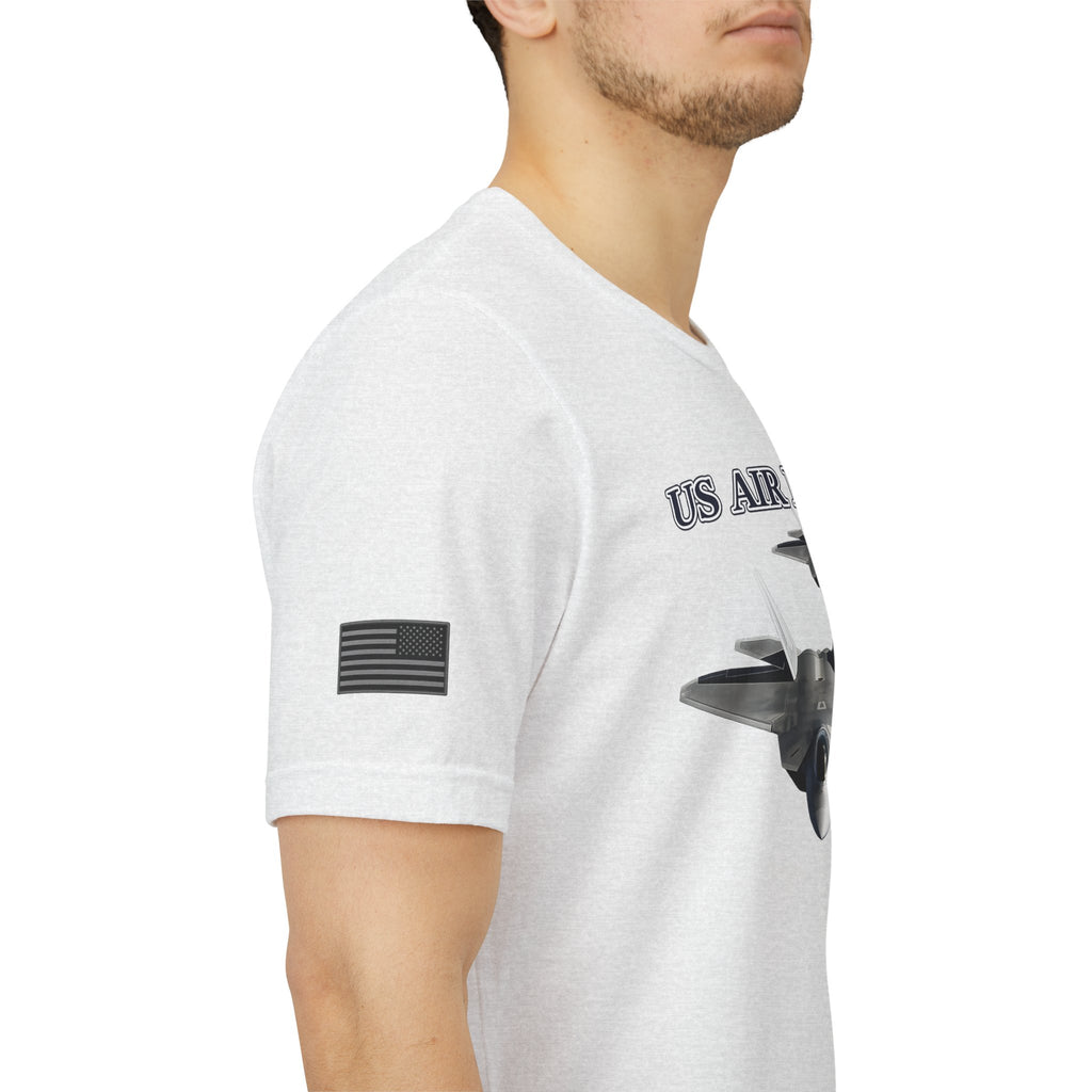F-22 Raptor USAF Stealth Fighter Jet Graphic Tee – Premium Air Force Pride T-Shirt for Veterans & Active Duty