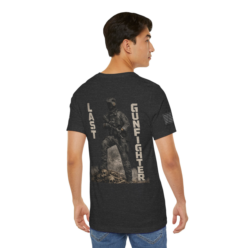 Last Gunfighter Infantry Inspired Patriotic T-Shirt | Ironsight Syndicate