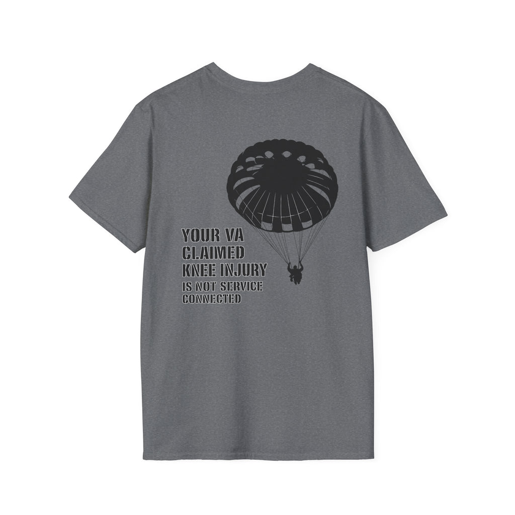 VA Knee injury claim is not service connected T-Shirt | Ironsight Syndicate