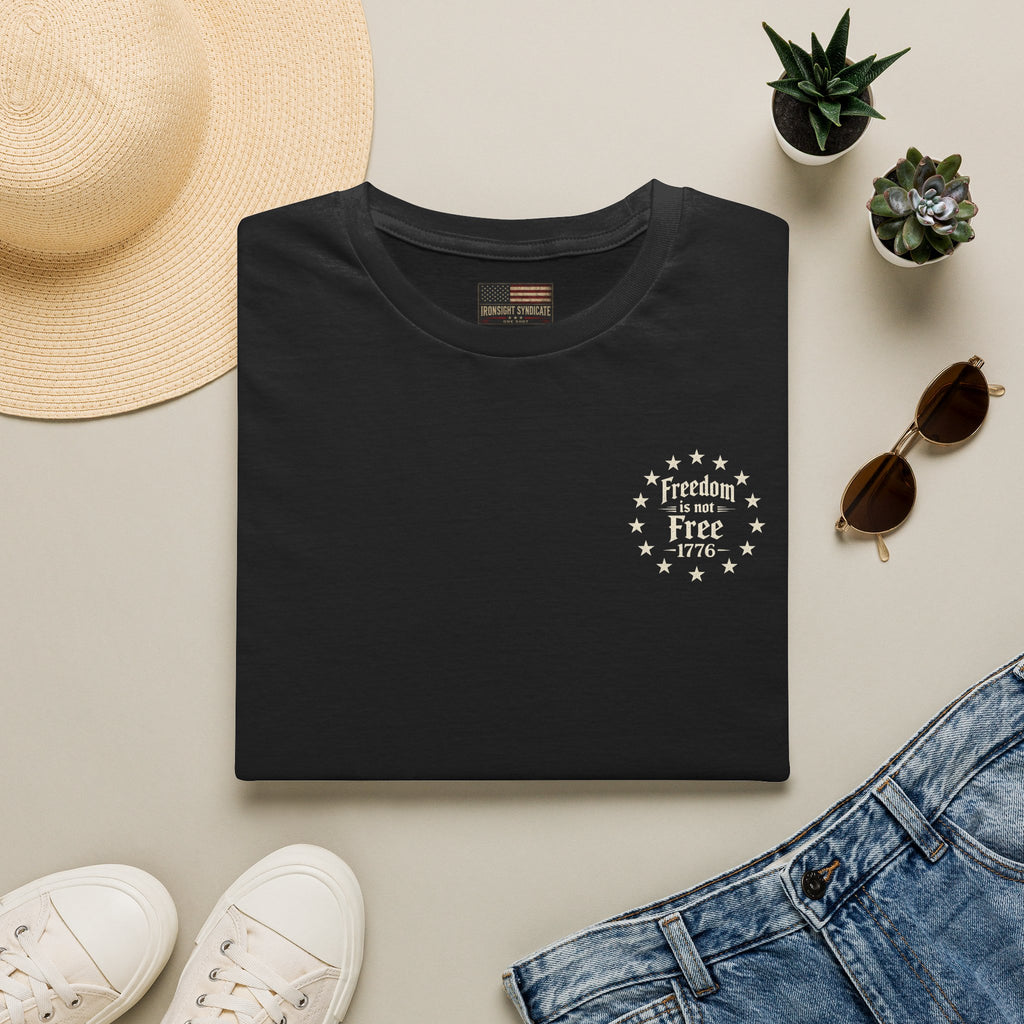 Freedom Is Not Free 1776 patriotic T-shirt — American veteran graphic tee | Ironsight Syndicate