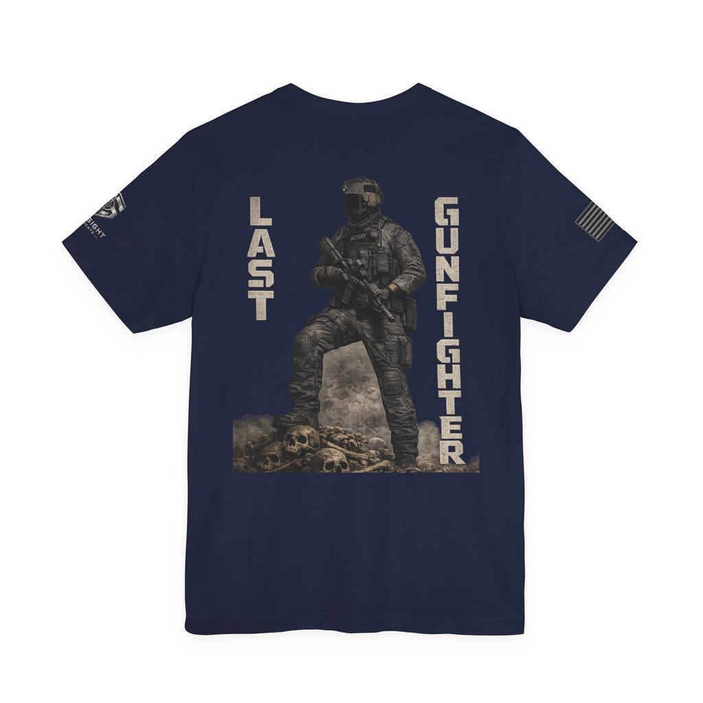 Last Gunfighter Infantry Inspired Patriotic T-Shirt | Ironsight Syndicate