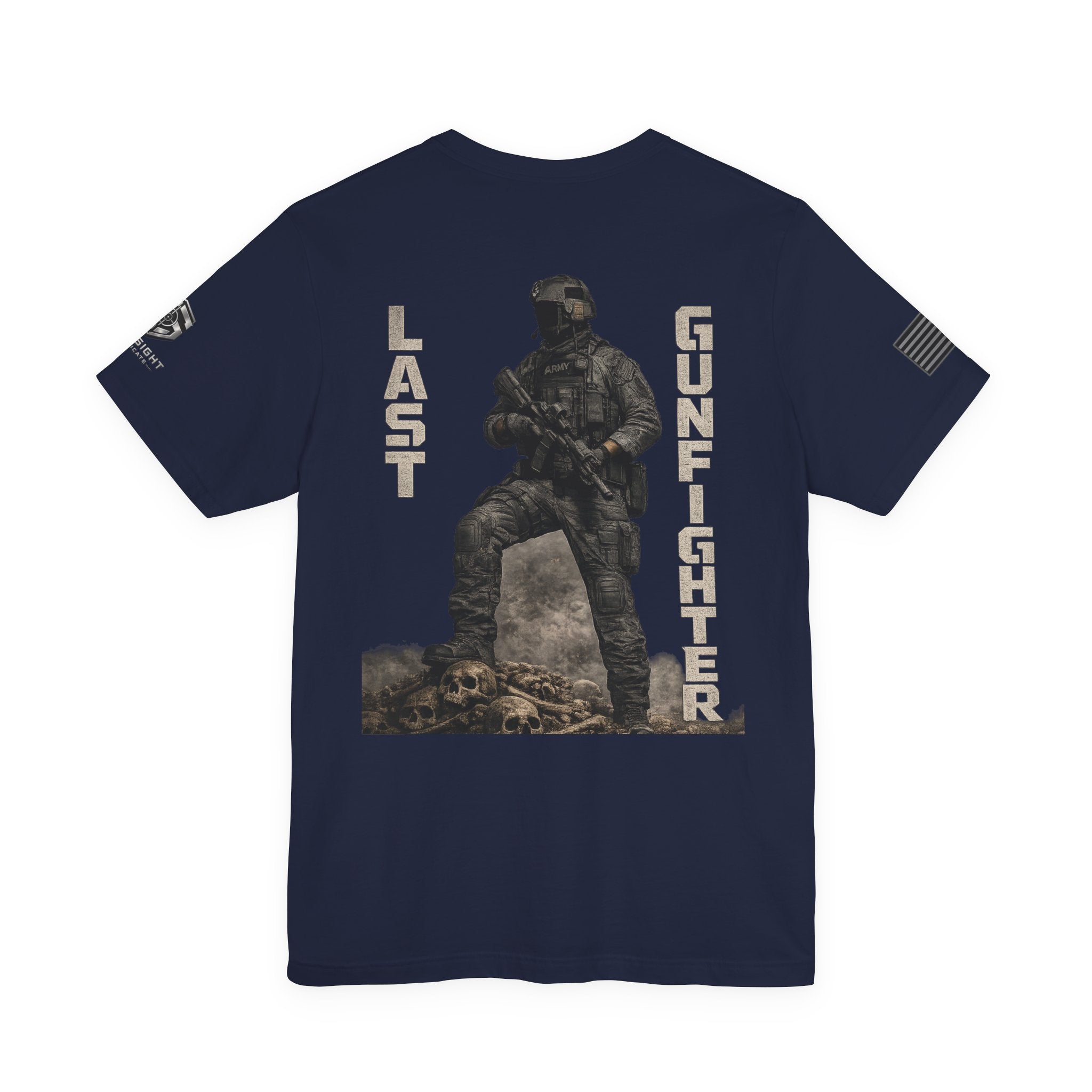 Last Gunfighter Infantry Inspired Patriotic T-Shirt | Ironsight Syndicate