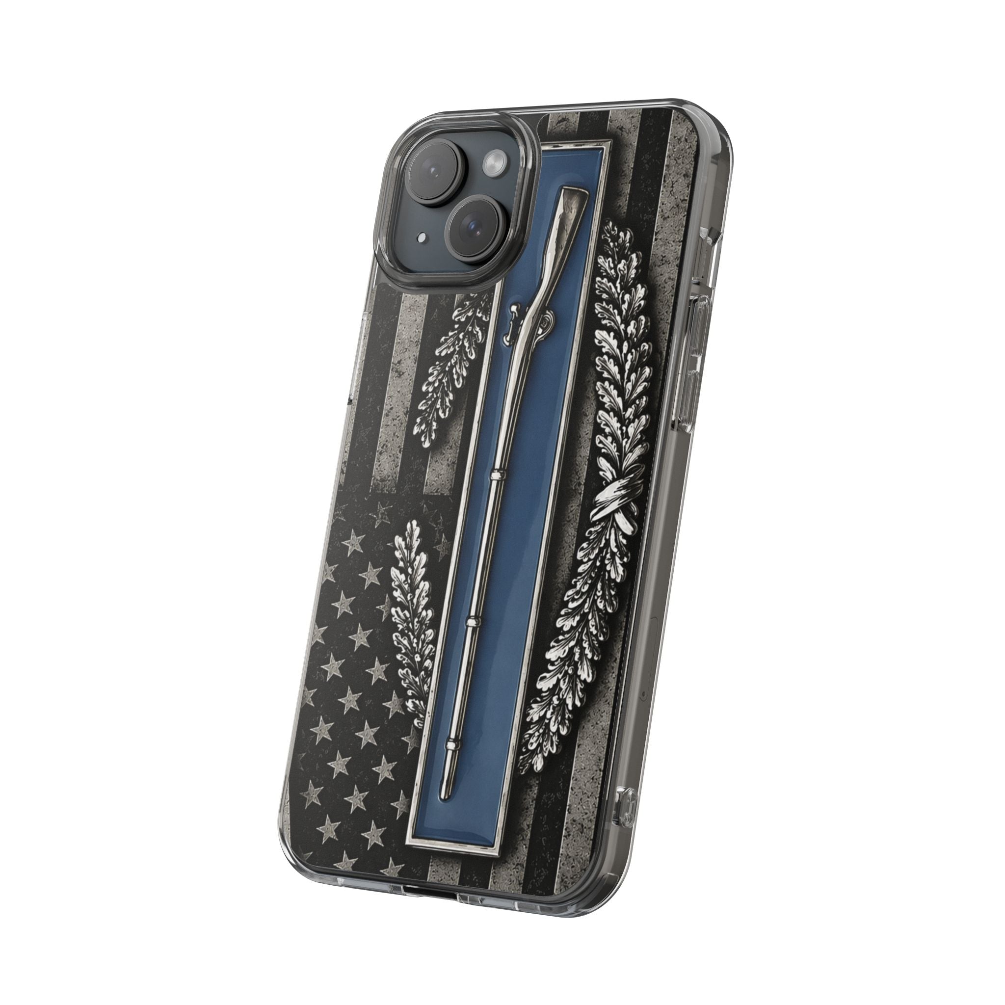 Combat Infantryman Badge Clear Impact-Resistant Phone Case