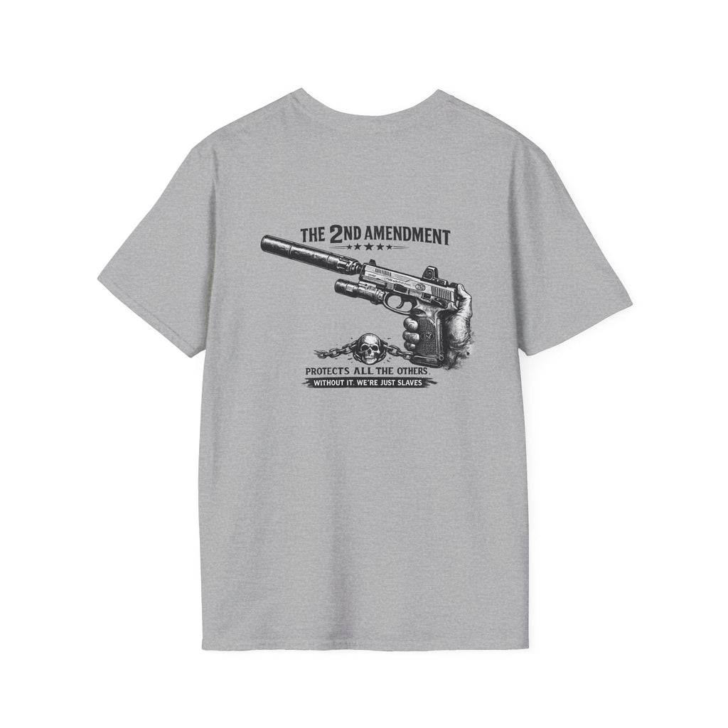 2nd Amendment T-Shirt | Patriotic Military Graphic Tee for Veterans & Patriots, Adult (13 and up), unisex