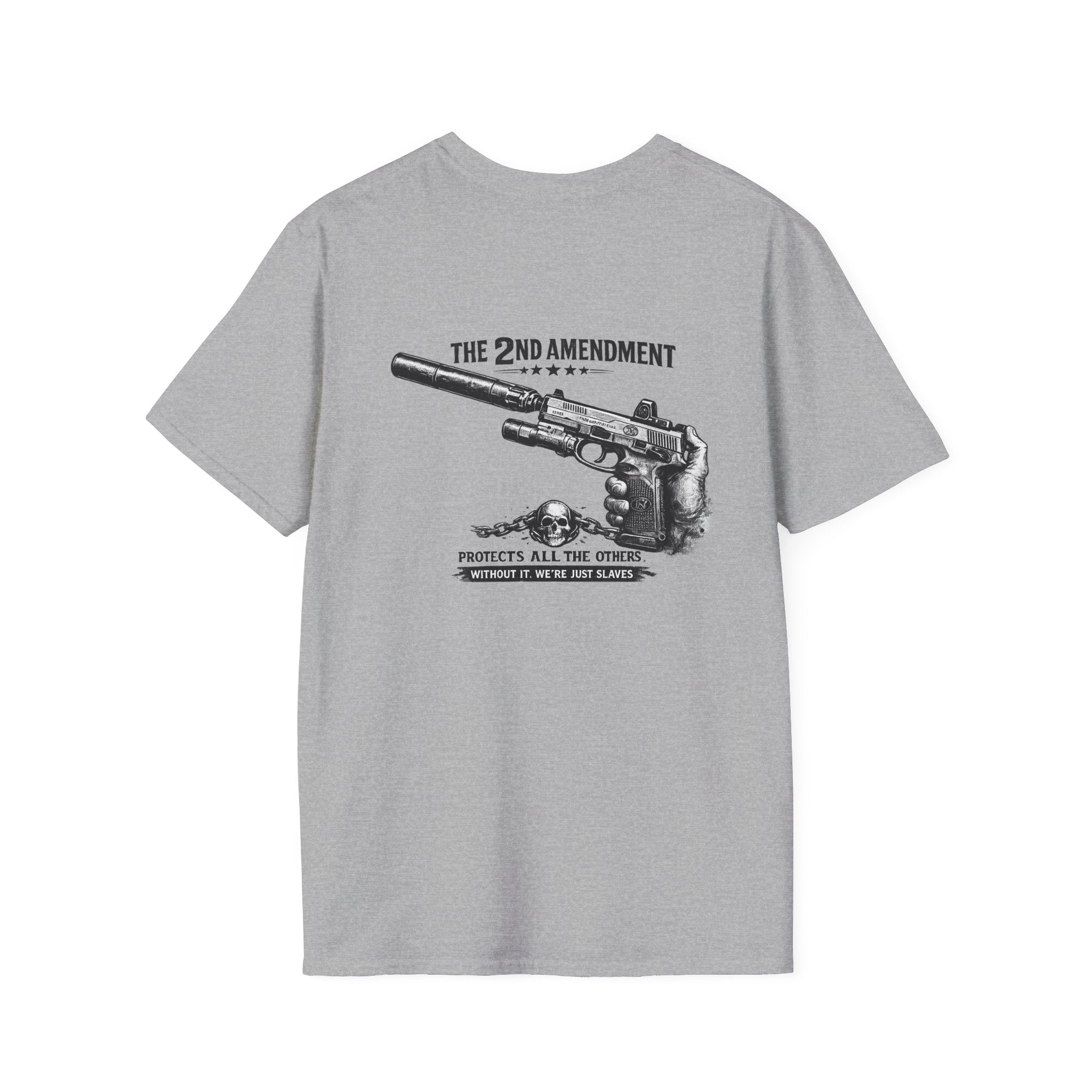 2nd Amendment T-Shirt | Patriotic Military Graphic Tee for Veterans & Patriots, Adult (13 and up), unisex