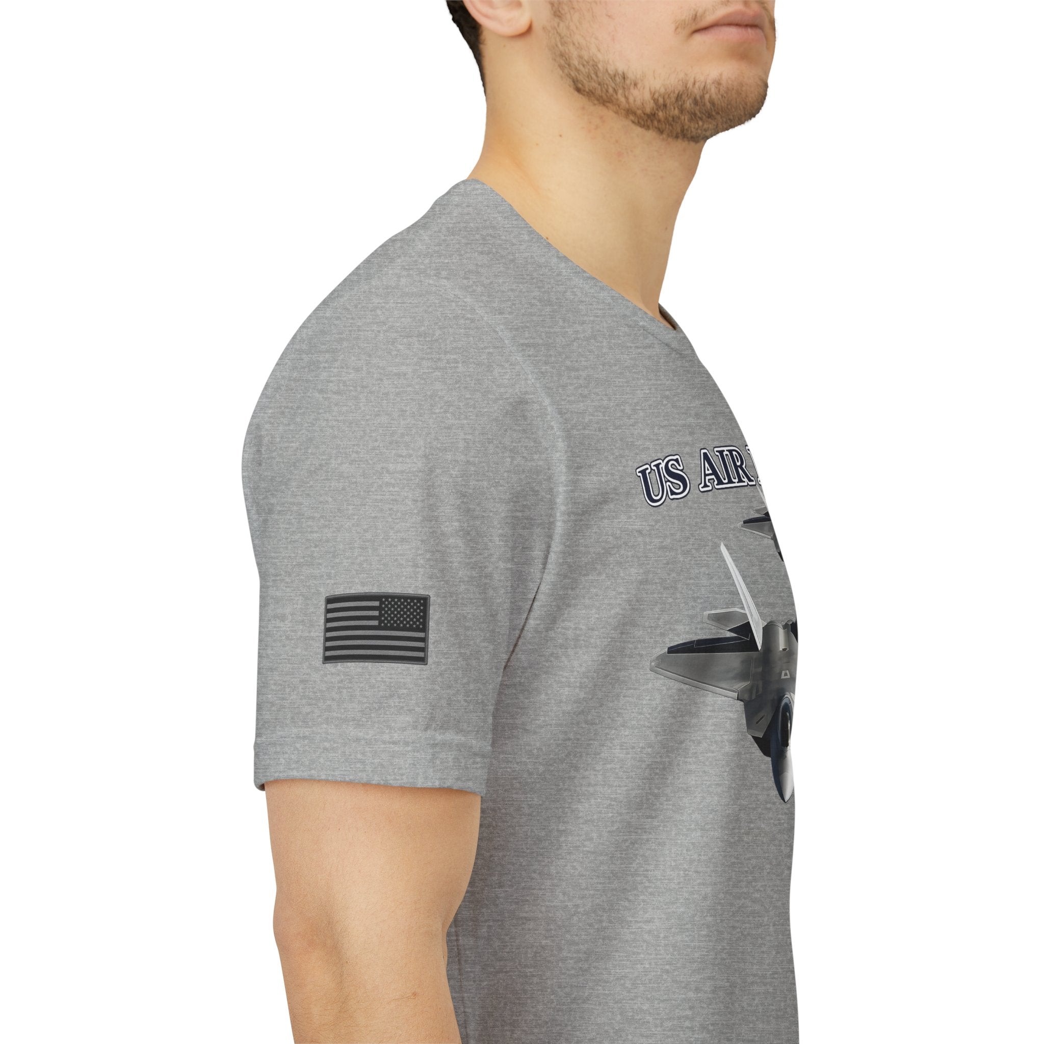 F-22 Raptor USAF Stealth Fighter Jet Graphic Tee – Premium Air Force Pride T-Shirt for Veterans & Active Duty