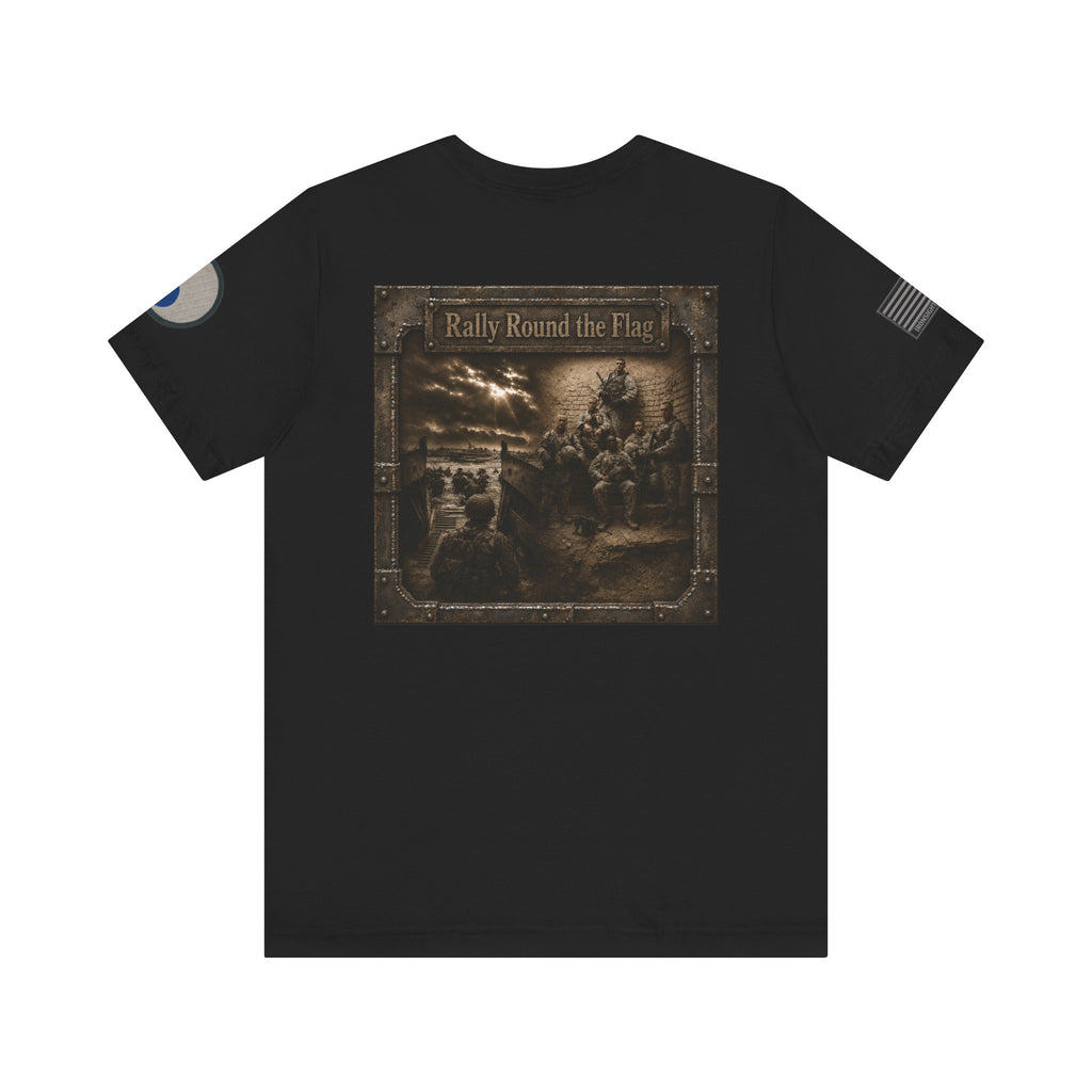 29th Infantry Division 1-115th Infantry Regiment T-Shirt | Patriotic Military Graphic Tee for Veterans & Patriots, Adult (13 and up), unisex