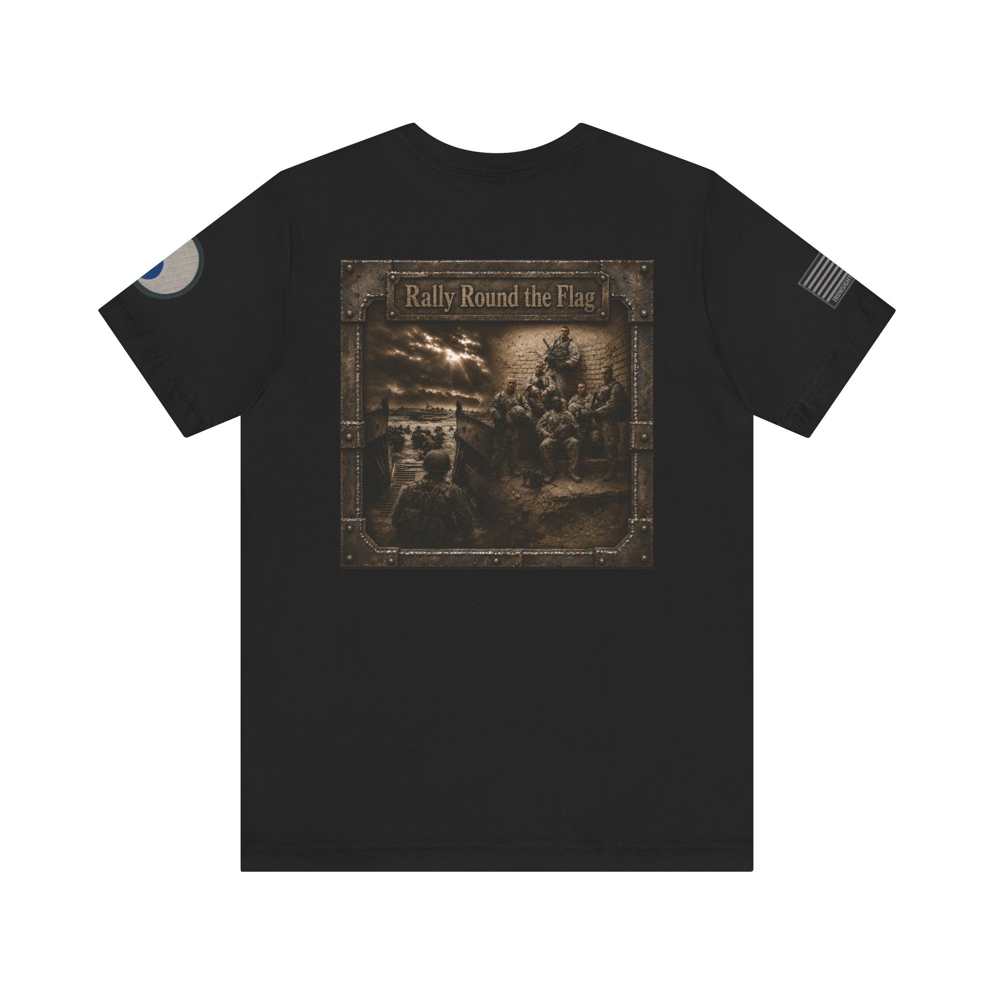 29th Infantry Division 1-115th Infantry Regiment T-Shirt | Patriotic Military Graphic Tee for Veterans & Patriots, Adult (13 and up), unisex