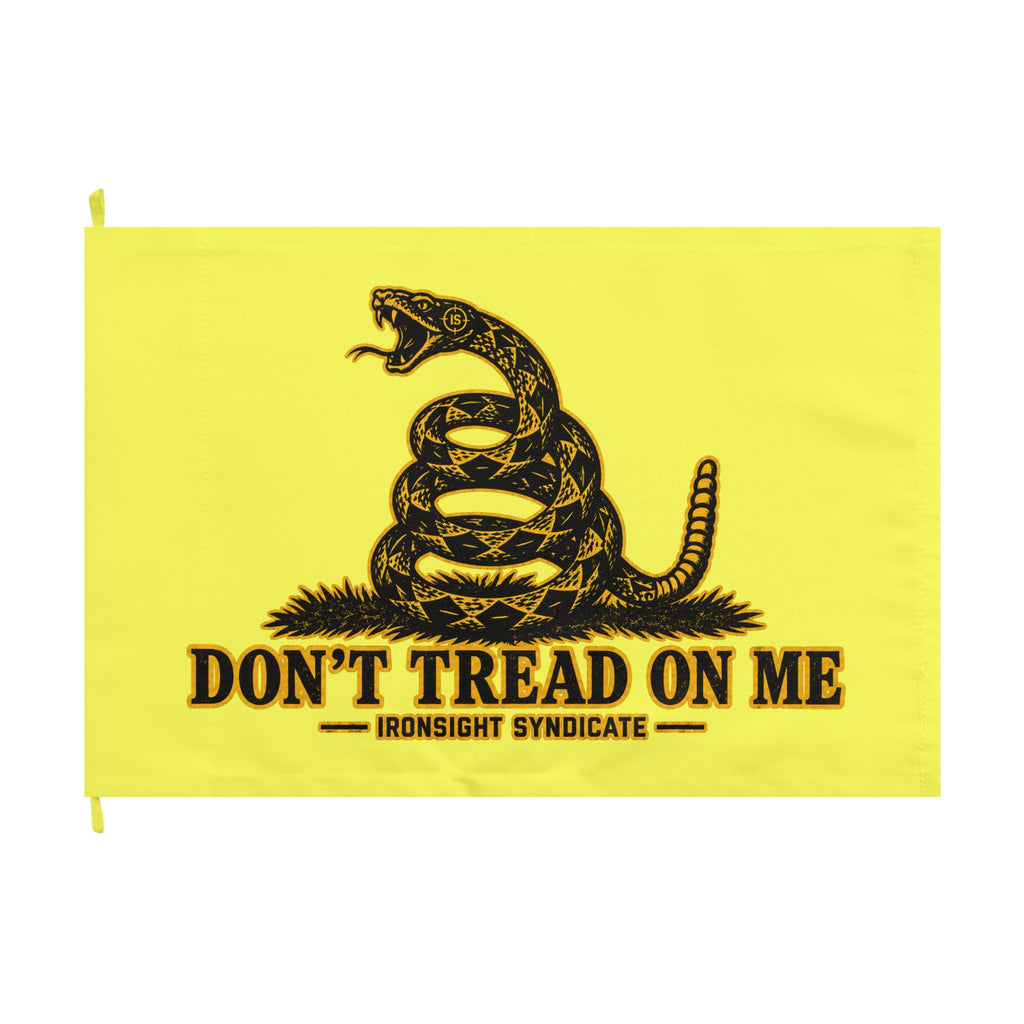 Don't Tread On Me Gadsden Snake Flag - 18 x 12 in | Ironsight Syndicate