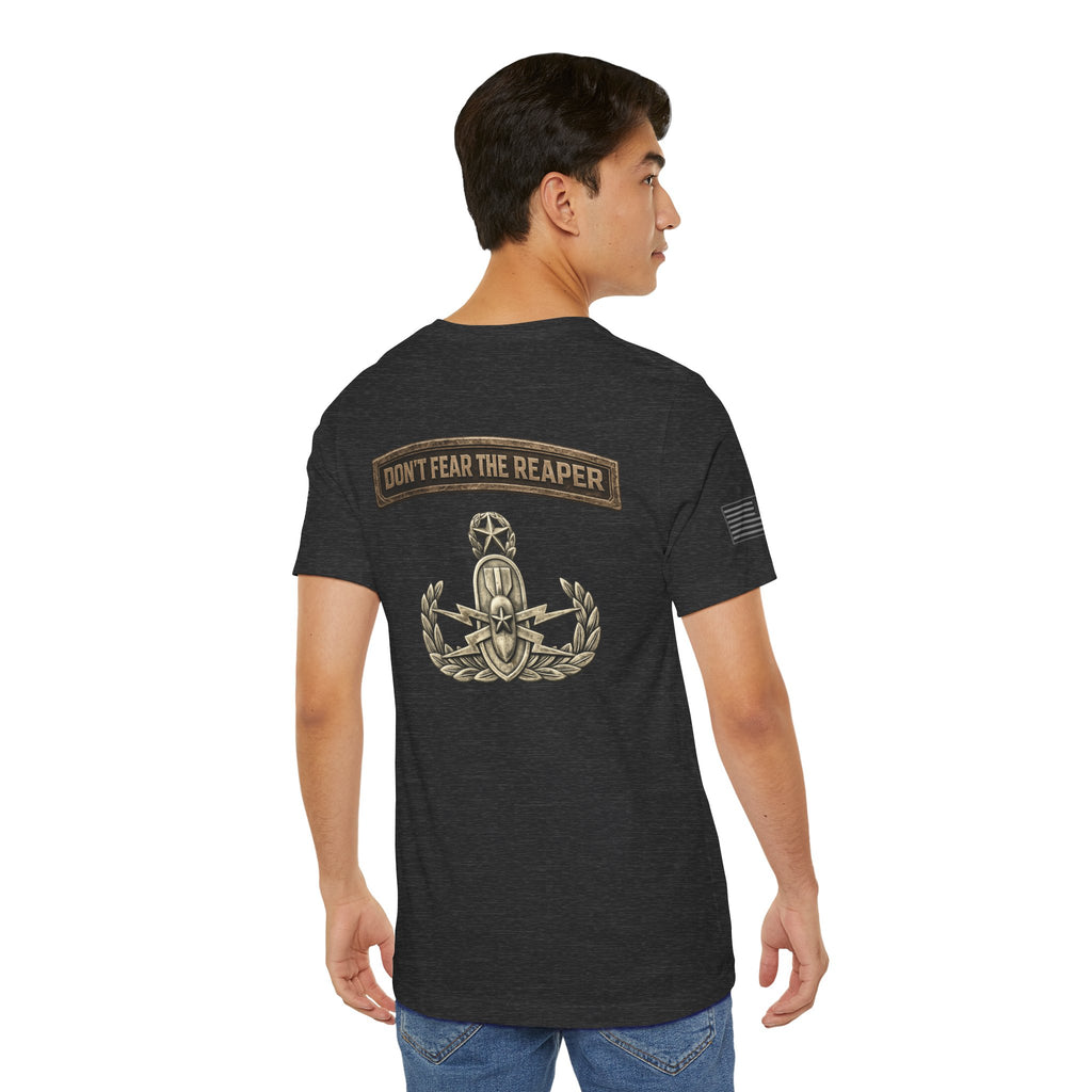Master EOD Tech Reaper T-Shirt | Patriotic Tee for Veterans, Adult (13 and up), unisex