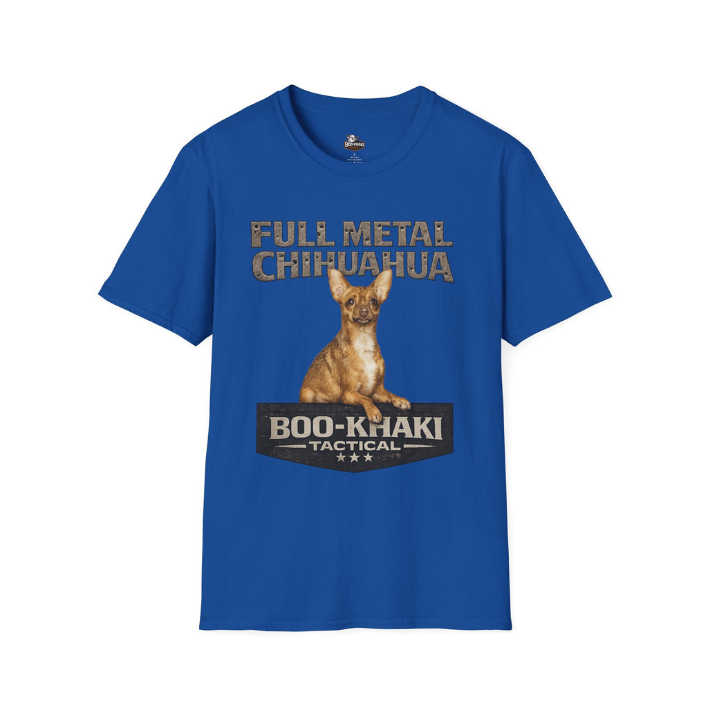 Full Metal Chihuahua T-Shirt – Boo-Khaki Tactical Graphic Tee