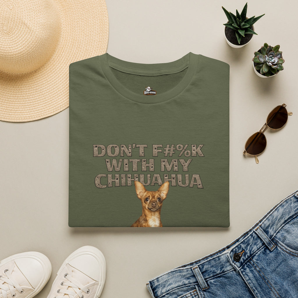 Don't F#%K with my Chihuahua T-Shirt – Boo-Khaki Tactical Graphic Tee
