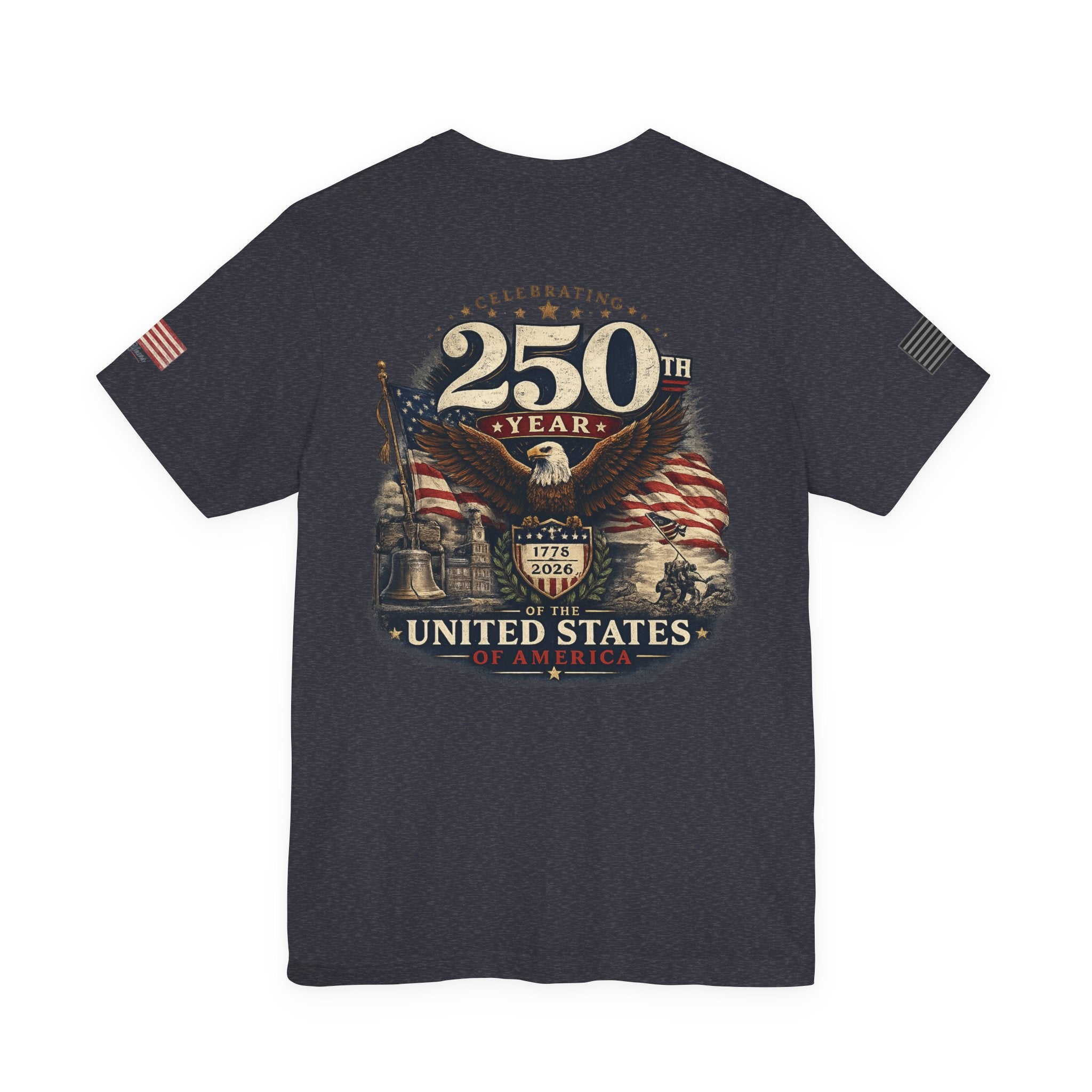 America 250th Anniversary T-Shirt | Patriotic Eagle & American Flag Shirt | 1776-2026 United States Tee