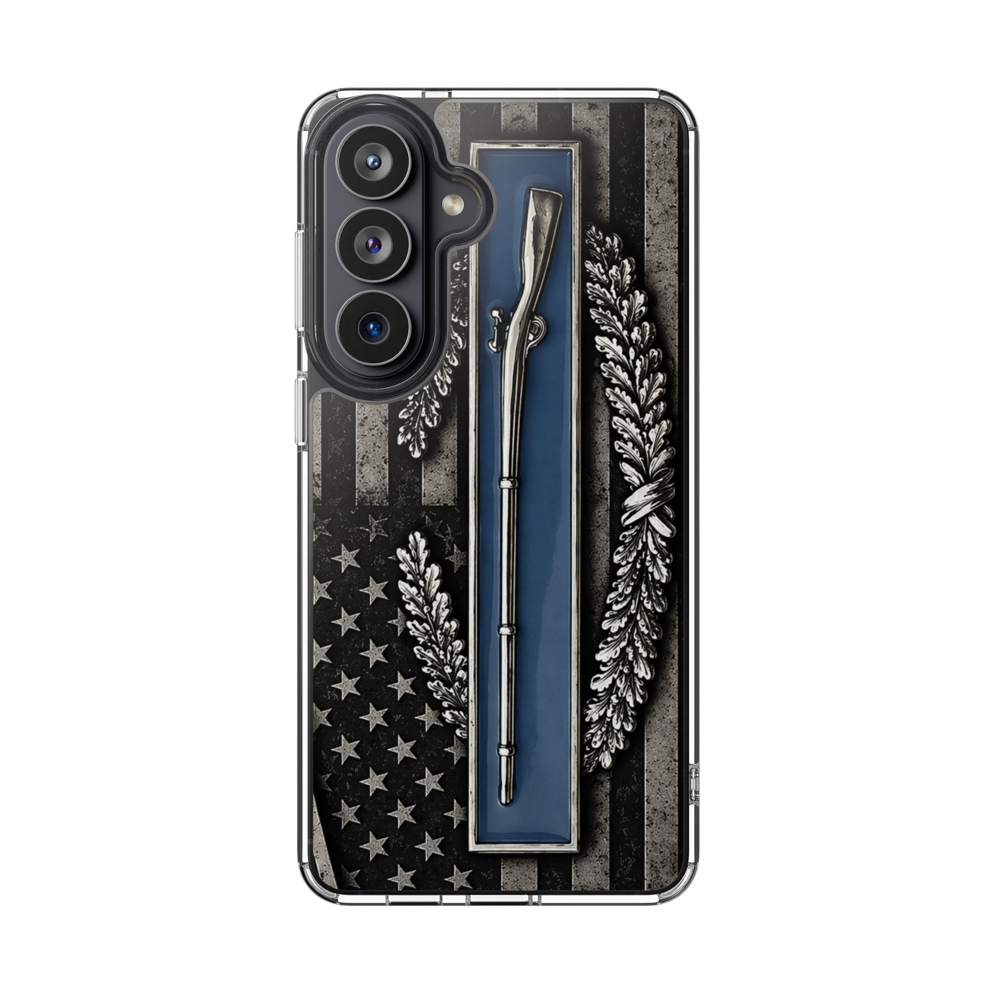 Combat Infantryman Badge Clear Impact-Resistant Phone Case