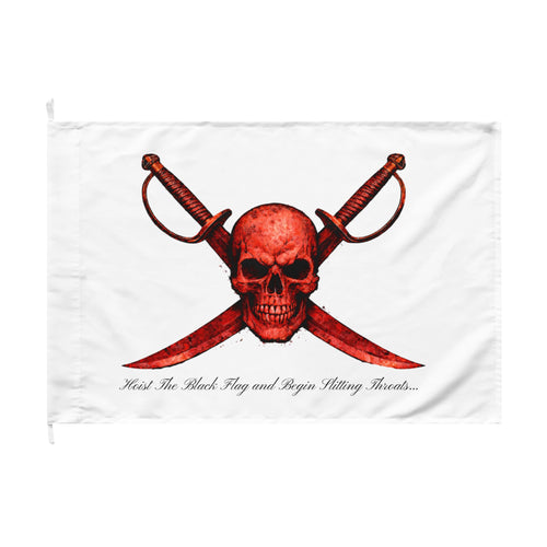 Blood Red Jolly Flag - 36 x 24 in | Ironsight Syndicate