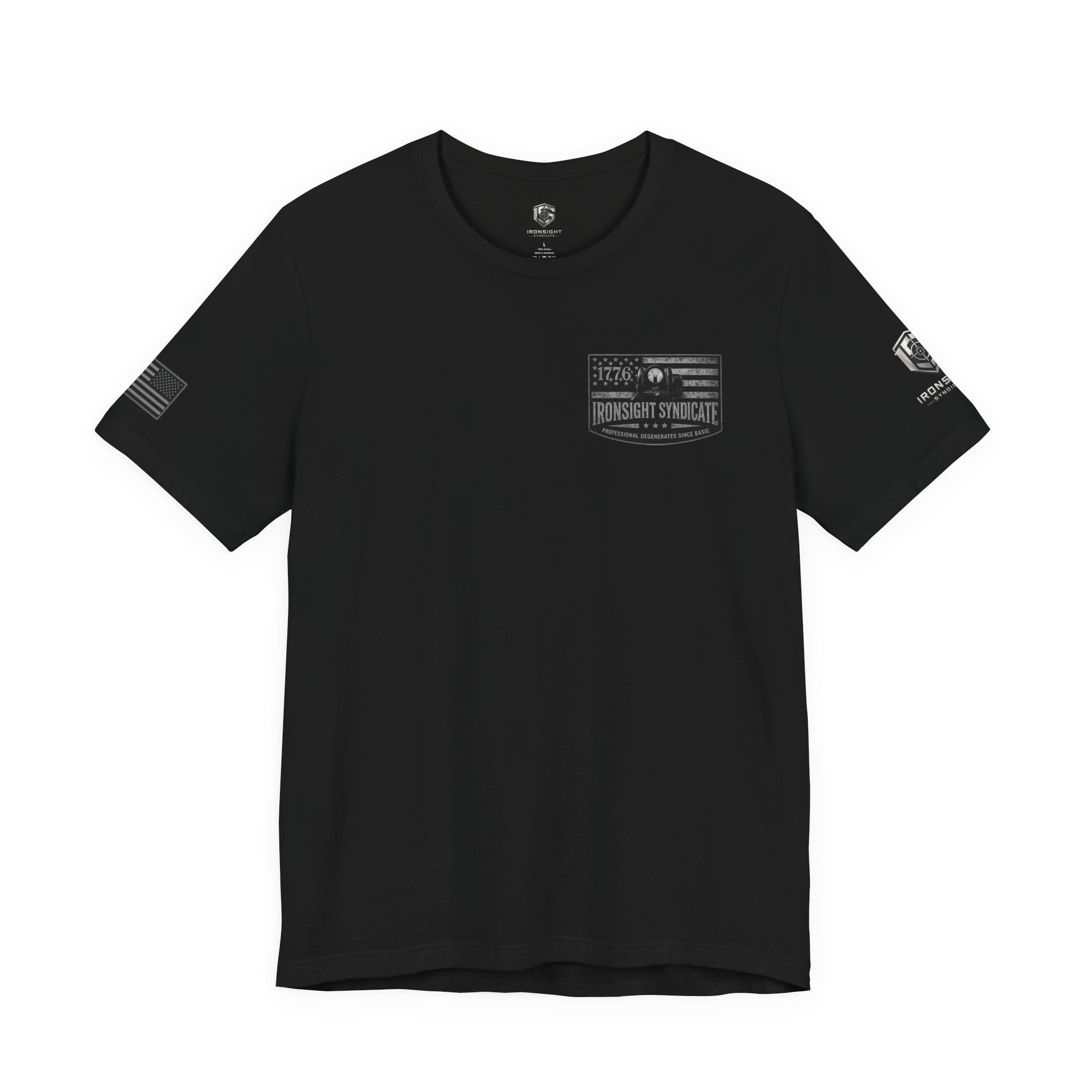 Ironsight Syndicate Mission Driven Premium Graphic T-Shirt - Black | Ironsight Syndicate