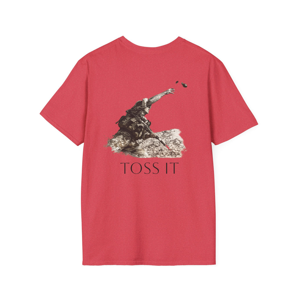 Toss It.  Funny Hand Grenade Tee