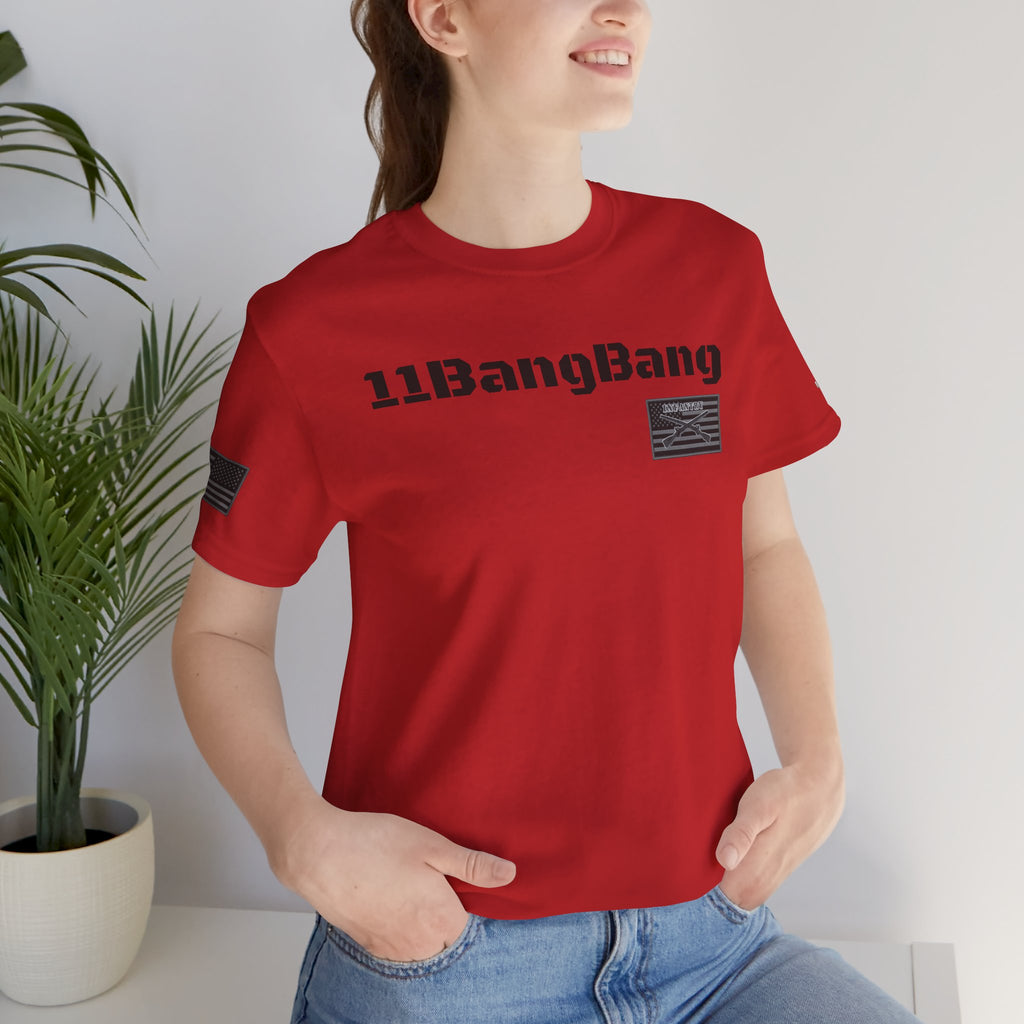 11BangBang Infantry Inspired Patriotic T-Shirt
