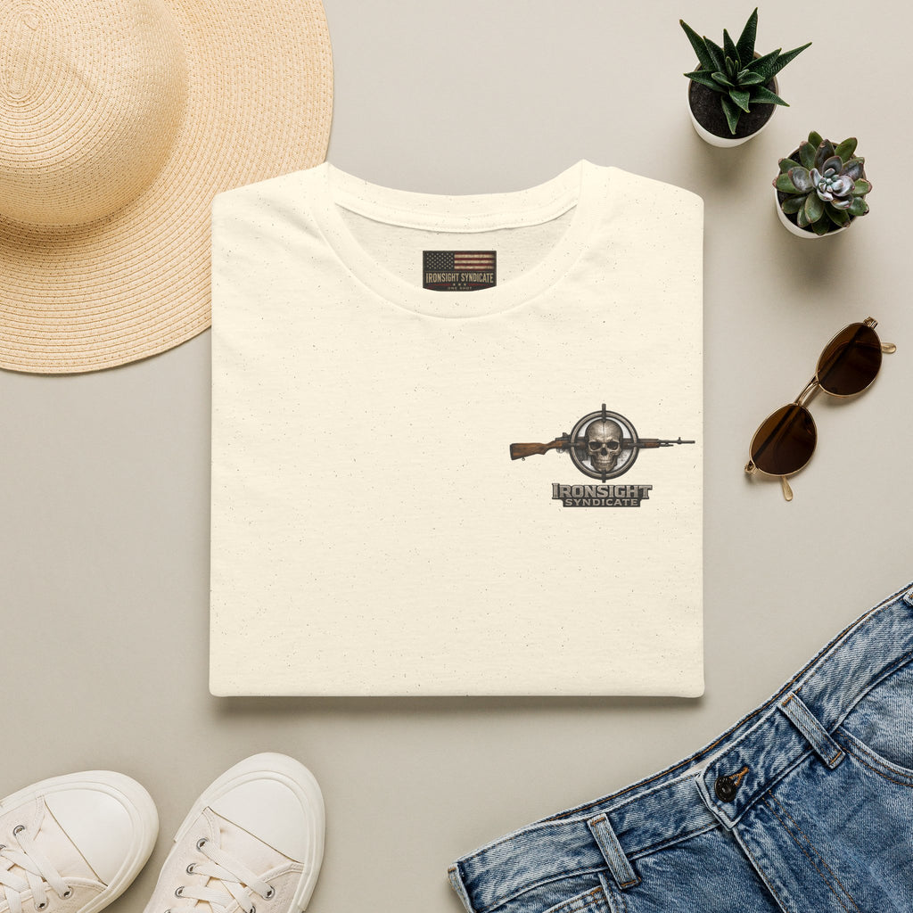 VA Knee injury claim is not service connected T-Shirt - Natural | Ironsight Syndicate